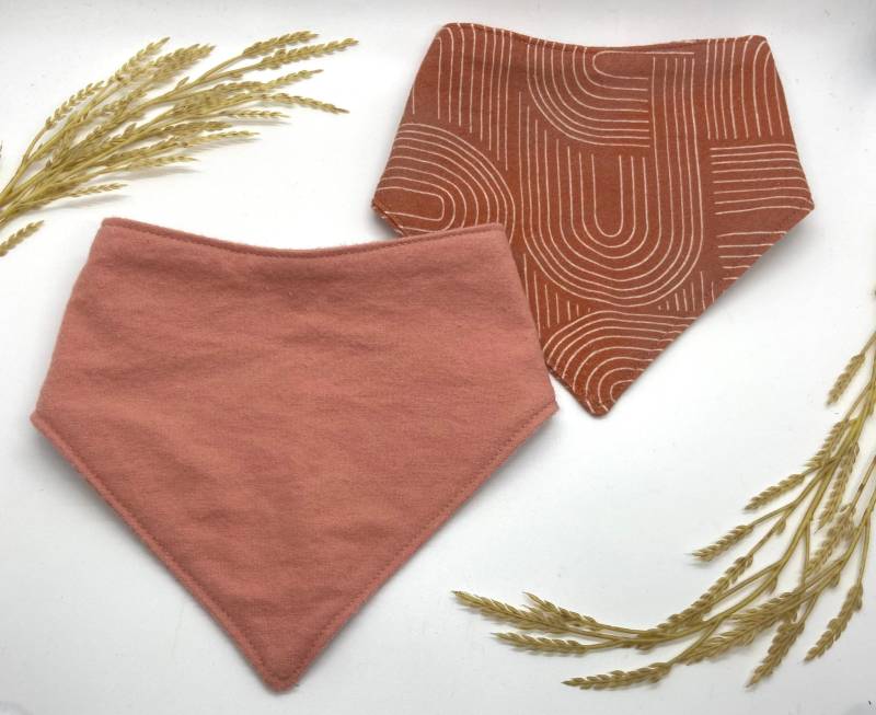 Neutrale Lätzchen Flanell Lätzchen von Etsy - MariposaSewShop