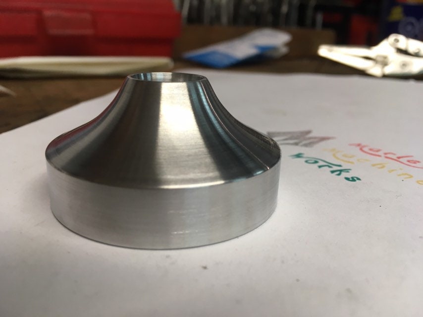 Auf Bestellung - Handgefertigter Rasiererständer Aluminium, Maßgefertigt von Etsy - MarleyMachineWorks