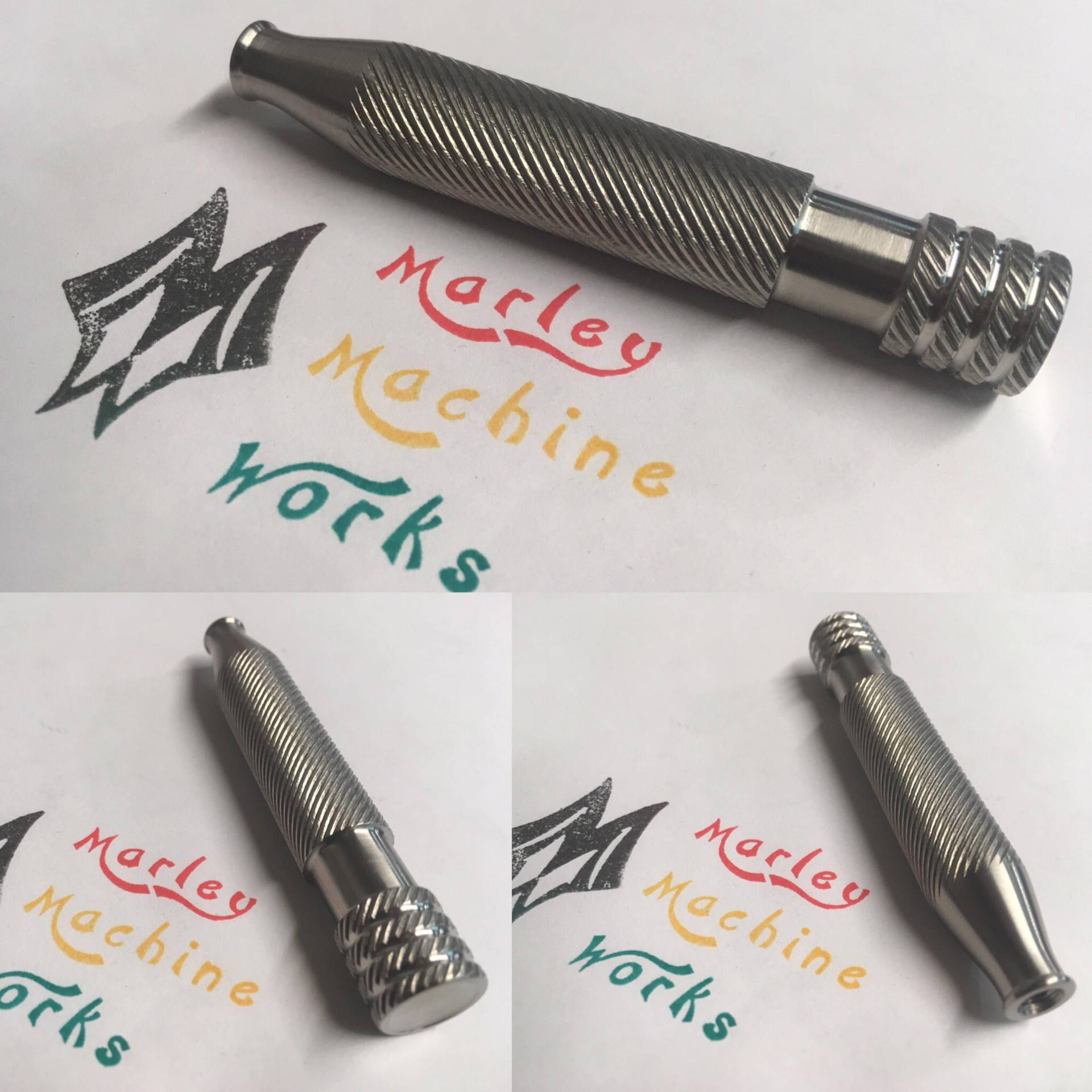 Individuell Handgefertigter Se Single Und De Double Edge Rasiermessergriff - Made To Order, Maßanfertigung von Etsy - MarleyMachineWorks