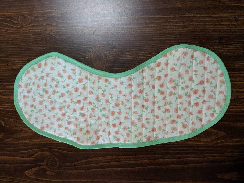 Floral Musselin Baby Lätzchen & Spucktuch Gesteppte Baumwolle von Etsy - MaryMickStitchin