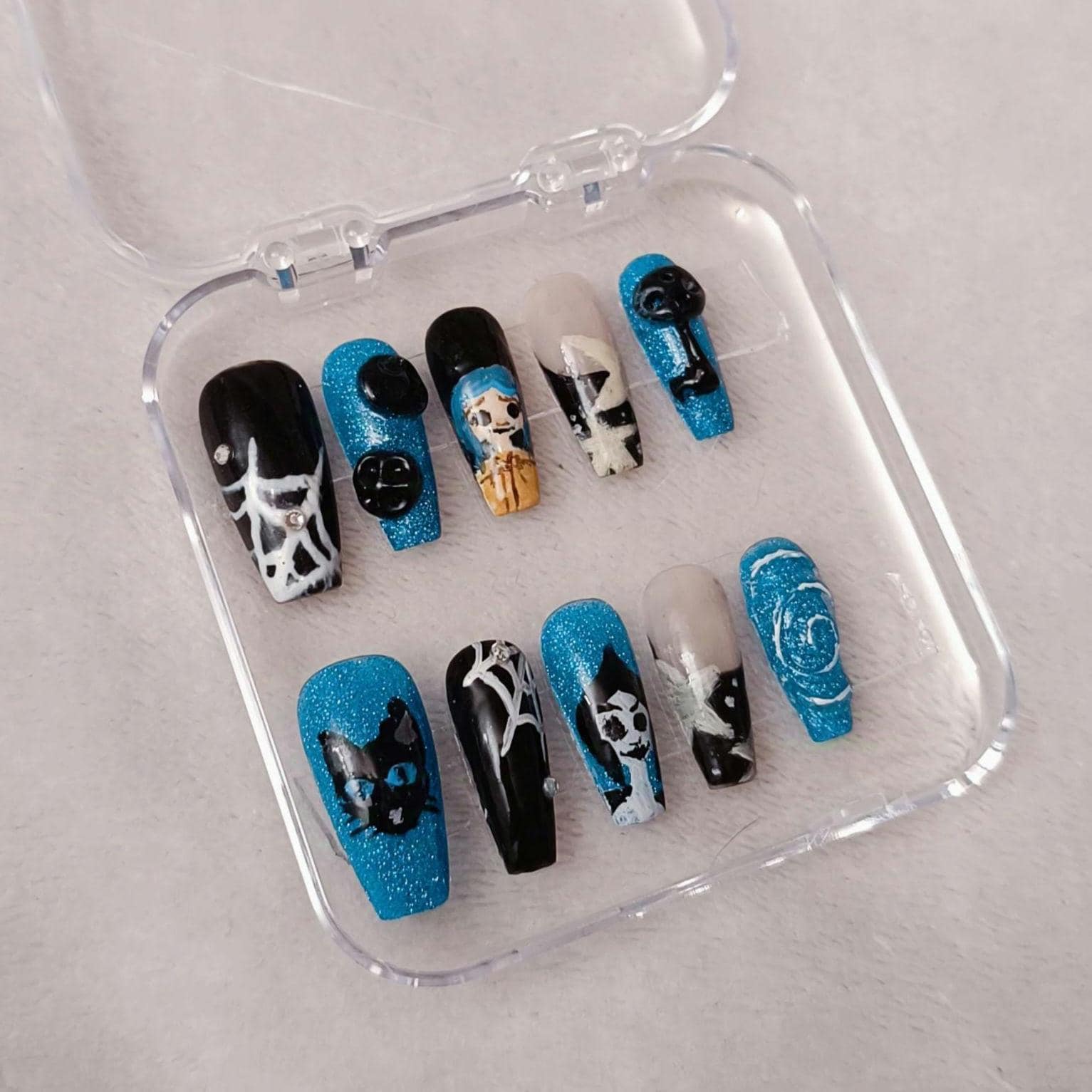 Nägel Drücken Auf Coraline Nägel Drücken Auf Coraline von Etsy - MaryluneArt