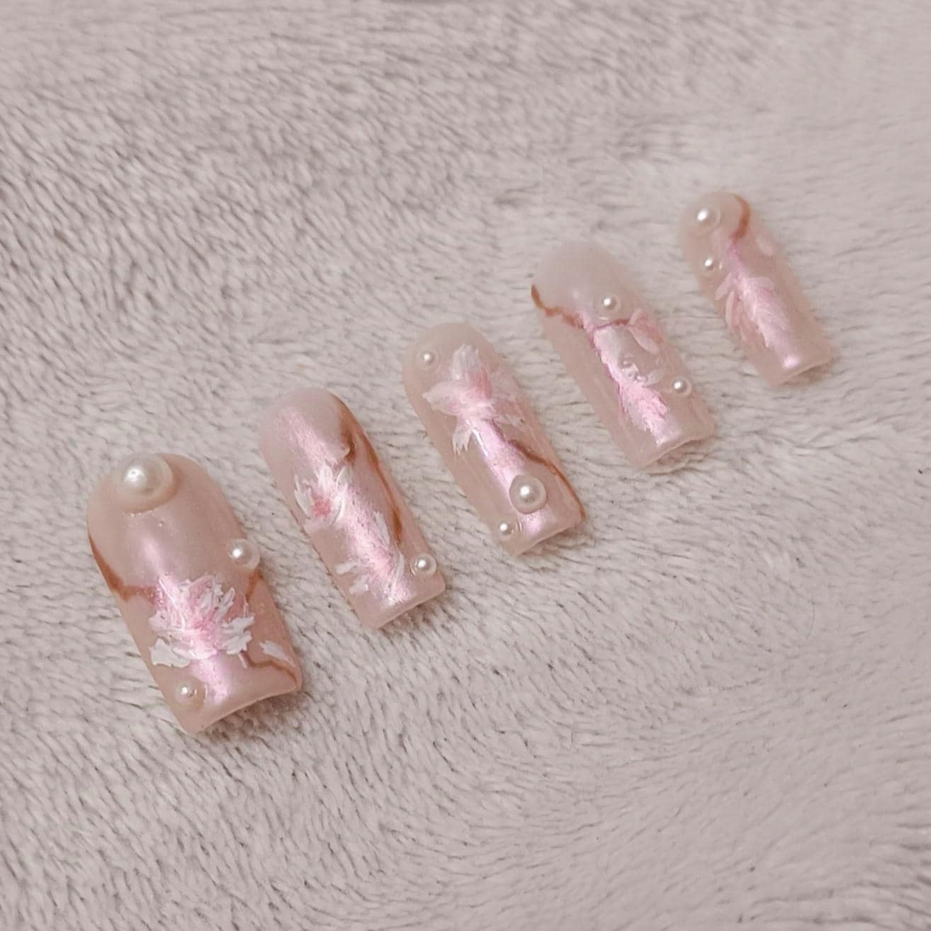 Nägel Drücken Auf Niedliche Kawaii Rosa Magnolie Nägel Drücken Auf Niedliche Kawaii Rosa Magnolie von Etsy - MaryluneArt