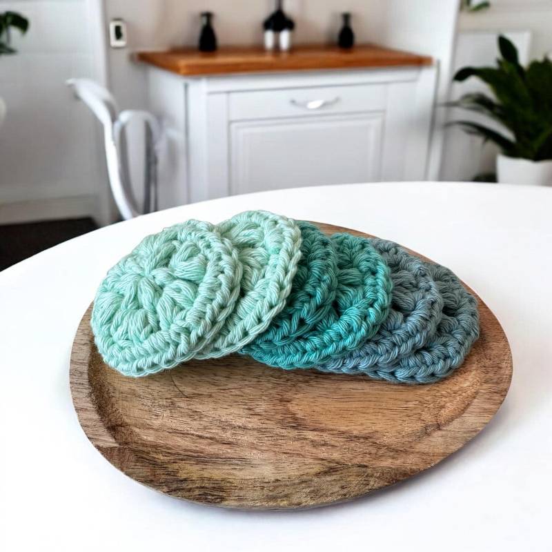 Handgemachte Gehäkelte Kosmetikpads - Wiederverwendbar & Nachhaltig von Etsy - MaschenLiebeJulia