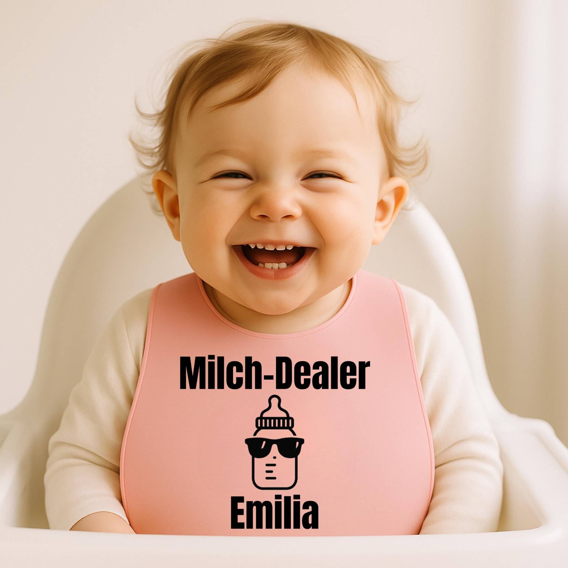 Milch-Dealer Baby Lätzchen | Bio Mit Name Lustiges Babygeschenk Personalisiert von Etsy - MasiaLSInspiration