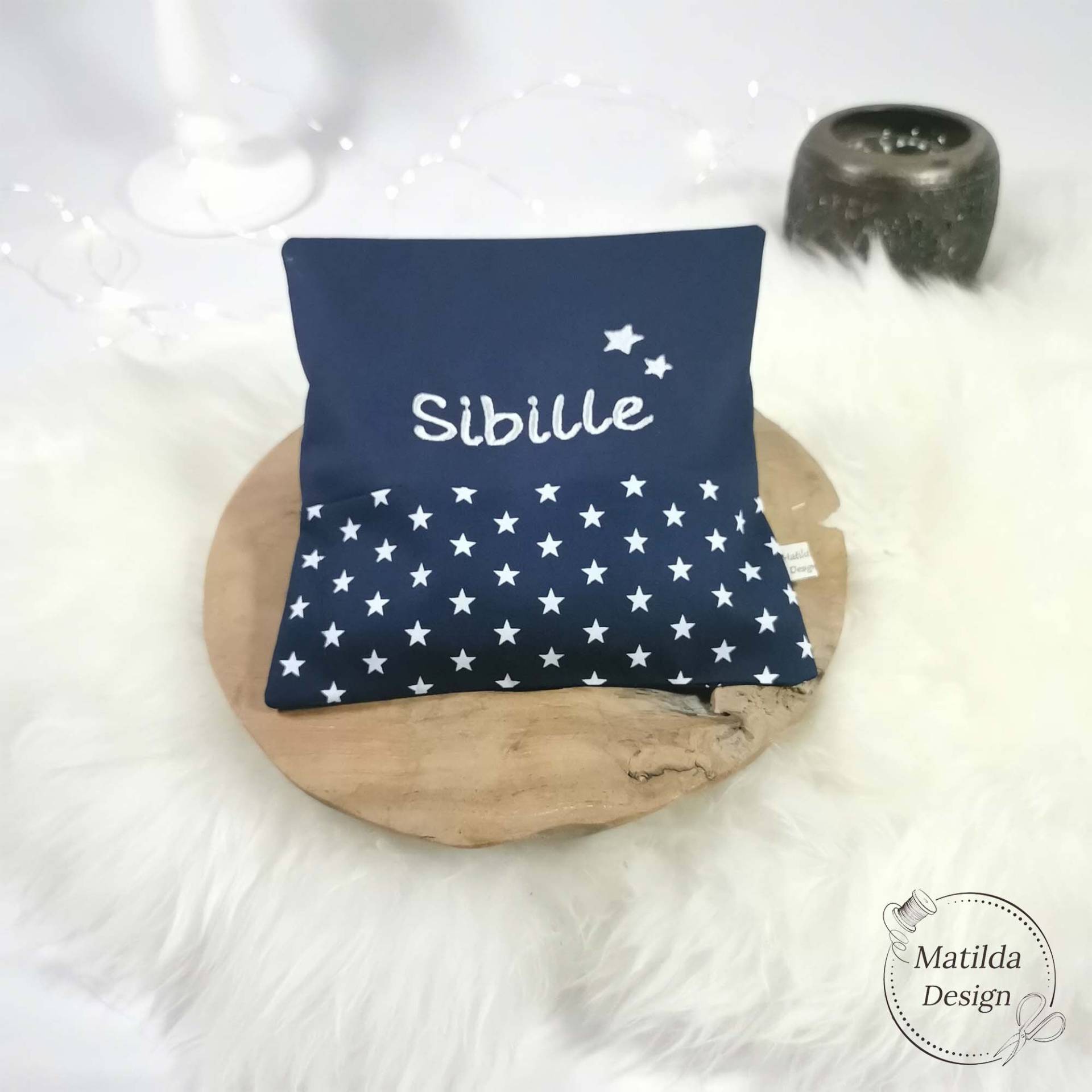 Wärmekissen - Blau Sterne Personalisierbar Mit Wunschtext Bezug Waschbar Bio-Dinkel Kirschkerne 20cm X Wärmekissen - Blau Sterne Personalisierbar Mit Wunschtext Bezug Waschbar Bio-Dinkel Kirschkerne 20cm X von Etsy - MatildaDesignShop