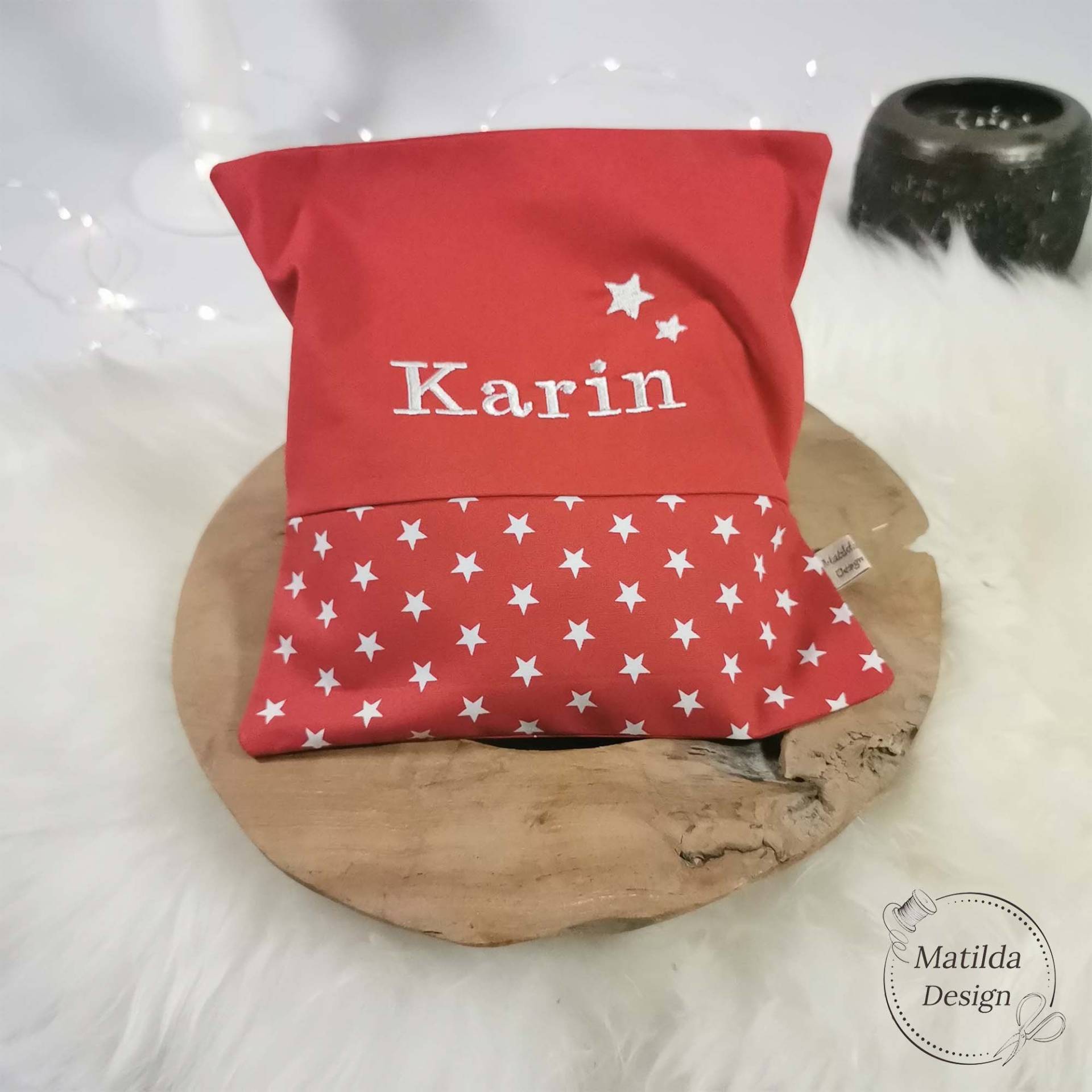 Wärmekissen - Rot Sterne Personalisierbar Mit Wunschtext Bezug Waschbar Bio-Dinkel Kirschkerne 20cm X Wärmekissen - Rot Sterne Personalisierbar Mit Wunschtext Bezug Waschbar Bio-Dinkel Kirschkerne 20cm X von Etsy - MatildaDesignShop