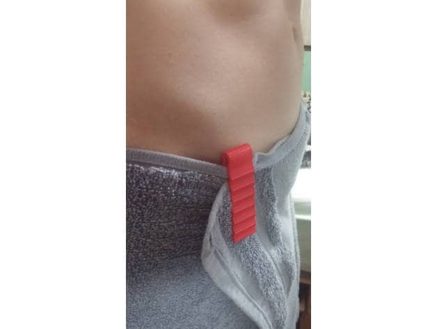 3D Gedruckter Badetuch Clip Hands-Free Handtuchhalter 3D Gedruckter Badetuch Clip Hands-Free Handtuchhalter von Etsy - McMaster3D