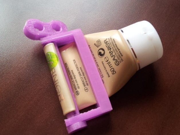 3D Gedruckter Tubenquetscher Zahnpasta, Farben & Make Up von Etsy - McMaster3D