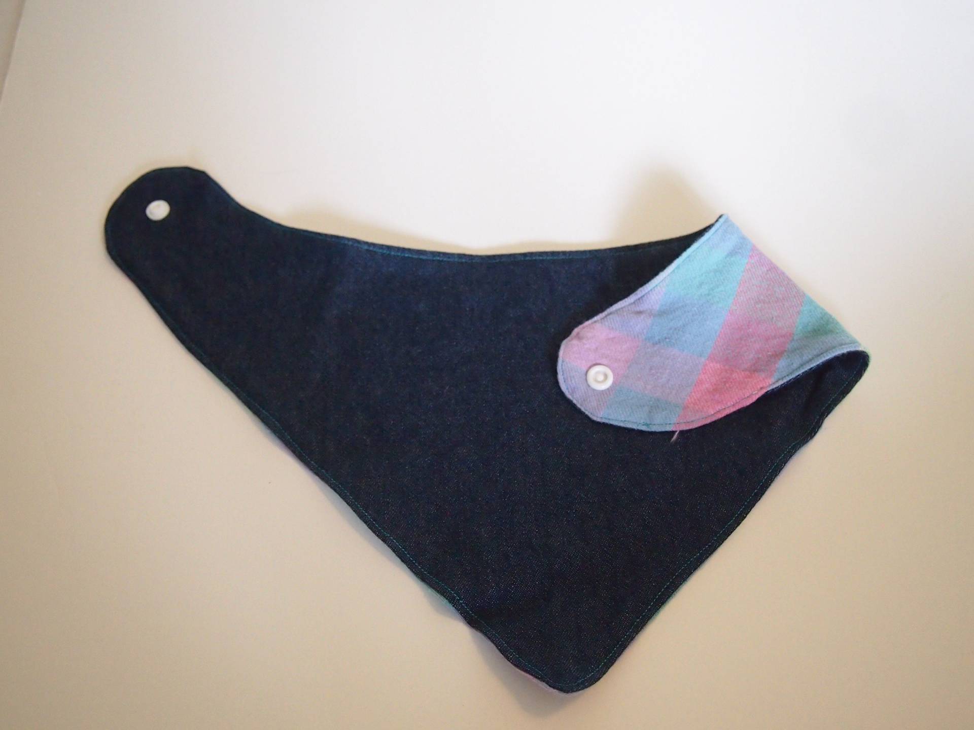 Denim Baby Sabber Lätzchen Pastell Rosa Flanellrücken von Etsy - Mccannmade