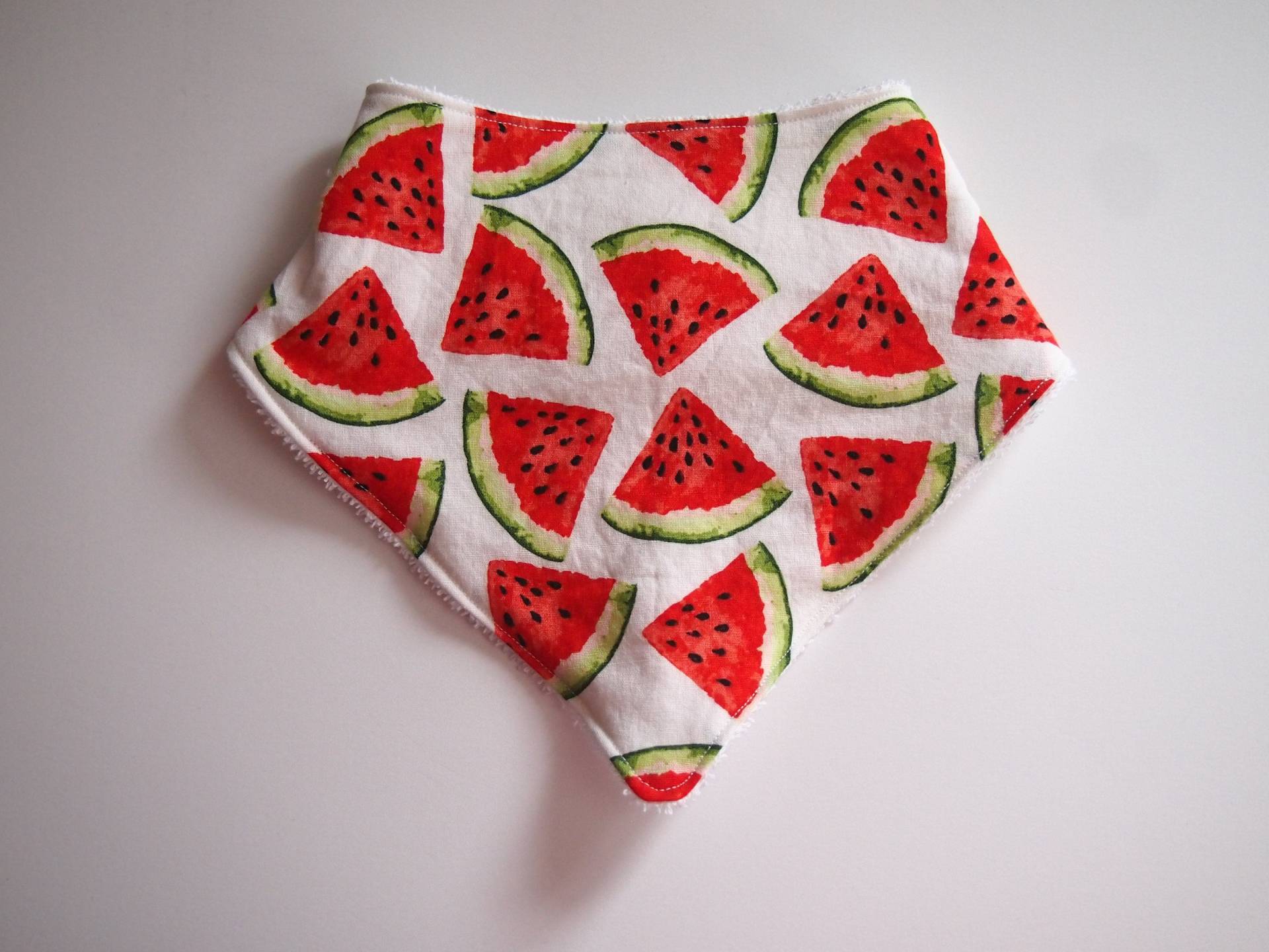 Wassermelonen Print Baby Lätzchen Wende Sabber Lätzchen Aus Baumwolle von Etsy - Mccannmade