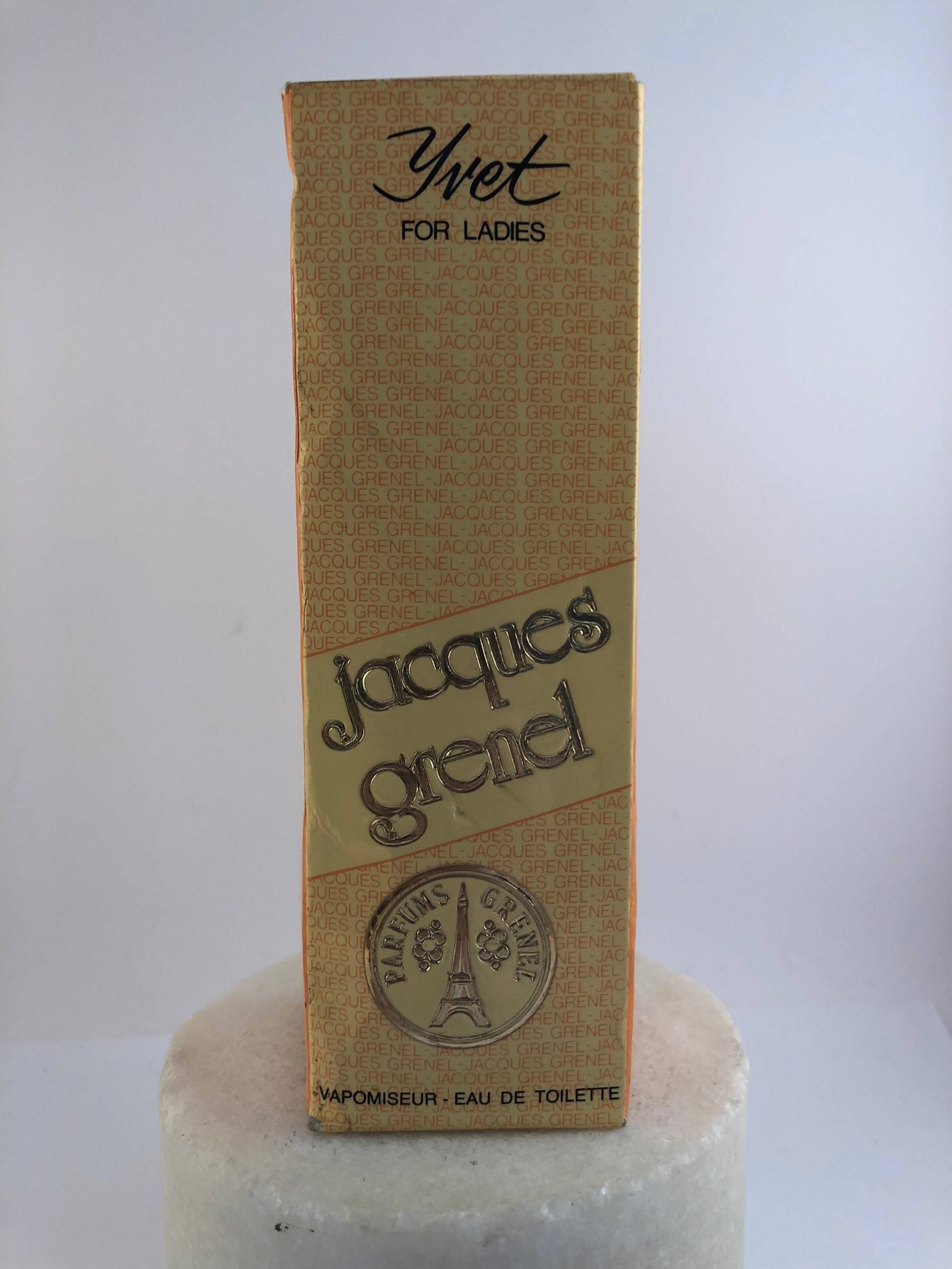 Jahrgang Jacques Grenel "Yvet' Für Damen Vaporiseur-Eau De Toilette 60 Ml/2 Fl Oz. 90% Vol. Ref. 511 Eingestellt Jahrgang Jacques Grenel "Yvet' Für Damen Vaporiseur-Eau De Toilette 60 Ml/2 Fl Oz. 90% Vol. Ref. 511 Eingestellt von Etsy - MePeGreece
