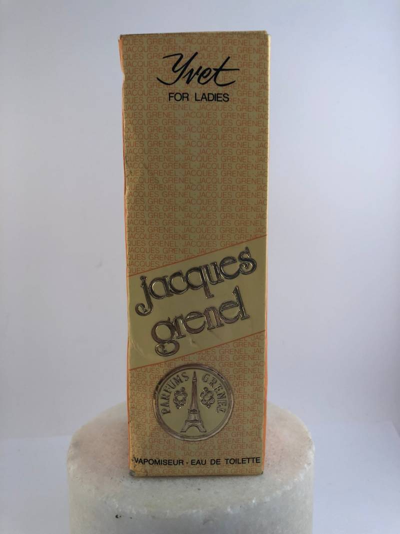 Jahrgang Jacques Grenel "Yvet' Für Damen Vaporiseur-Eau De Toilette 60 Ml/2 Fl Oz. 90% Vol. Ref. 511 Eingestellt Jahrgang Jacques Grenel "Yvet' Für Damen Vaporiseur-Eau De Toilette 60 Ml/2 Fl Oz. 90% Vol. Ref. 511 Eingestellt von Etsy - MePeGreece