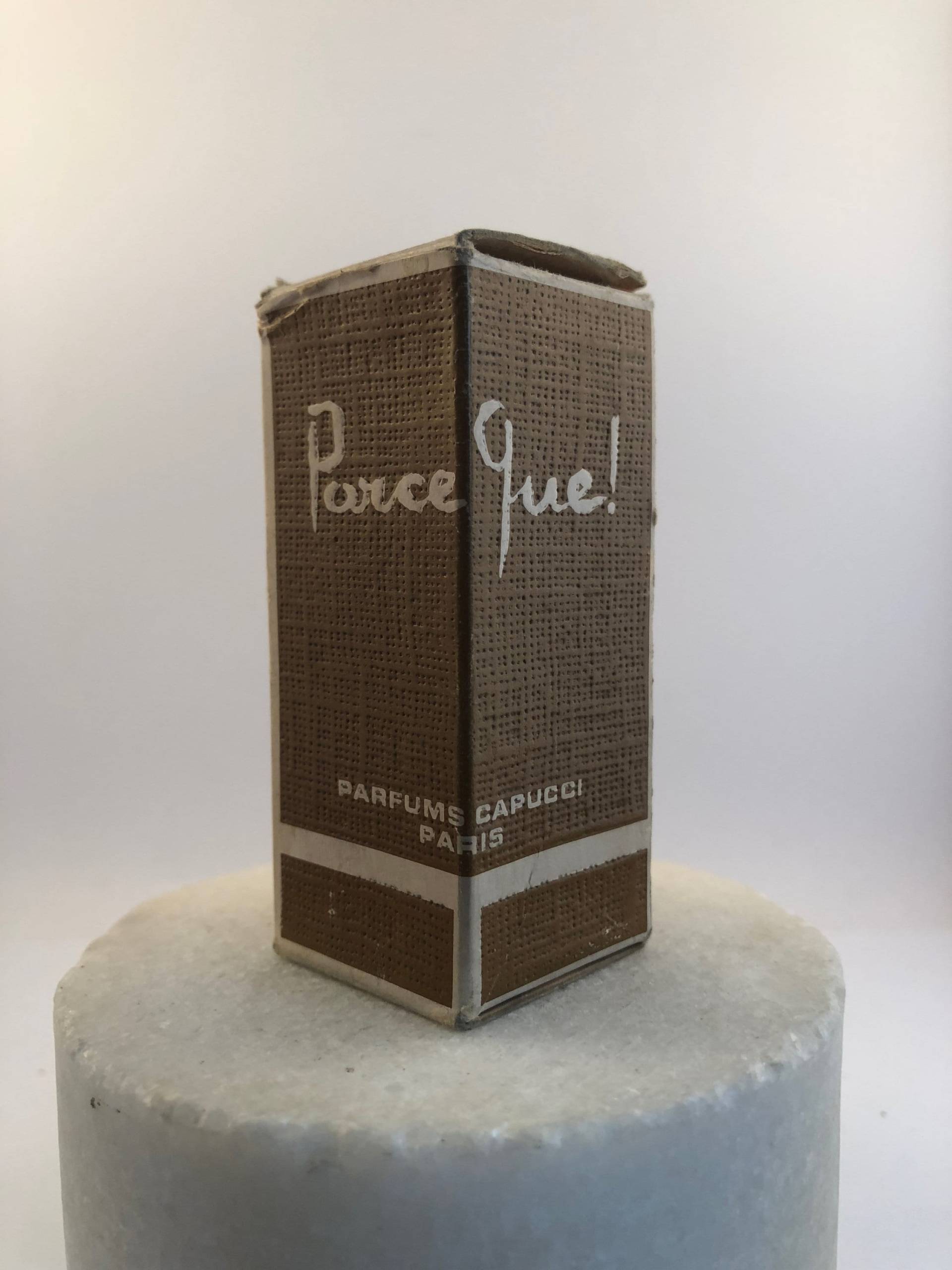 Vintage Capucci Paris " Parce Que Eau De Parfum 1/8 Fl Oz Splash. Ref.220. Rare. Feder Vintage Capucci Paris " Parce Que Eau De Parfum 1/8 Fl Oz Splash. Ref.220. Rare. Feder von Etsy - MePeGreece