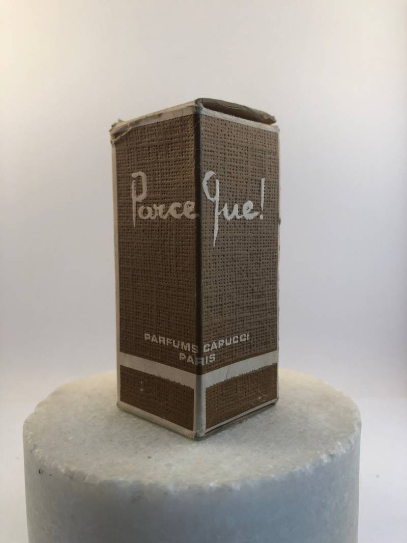 Vintage Capucci Paris " Parce Que Eau De Parfum 1/8 Fl Oz Splash. Ref.220. Rare. Feder Vintage Capucci Paris " Parce Que Eau De Parfum 1/8 Fl Oz Splash. Ref.220. Rare. Feder von Etsy - MePeGreece