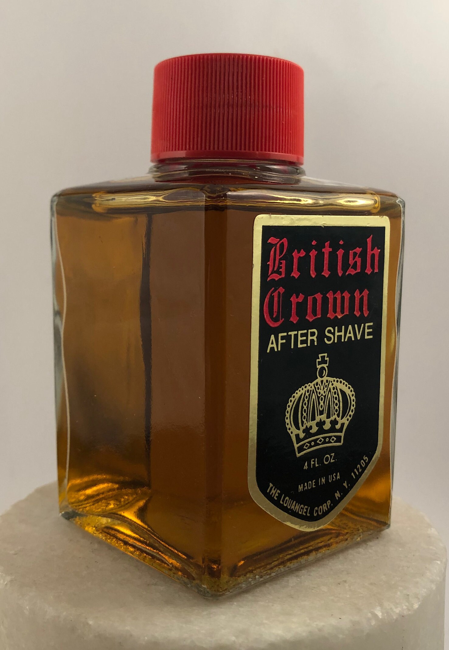 Vintage Louangel "British Crown' Nach Shave. 4 Fl Oz Splash. Selten. Hergestellt in U.s.a von Etsy - MePeGreece