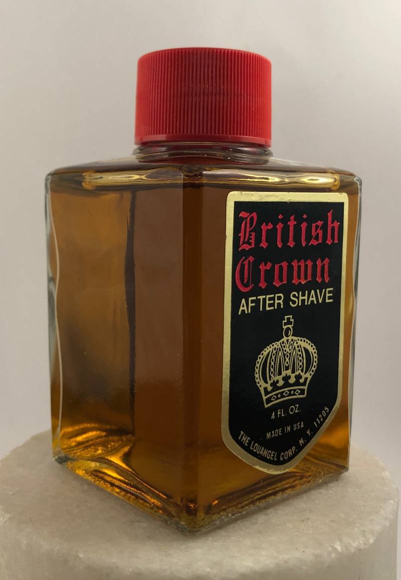 Vintage Louangel "British Crown' Nach Shave. 4 Fl Oz Splash. Selten. Hergestellt in U.s.a von Etsy - MePeGreece
