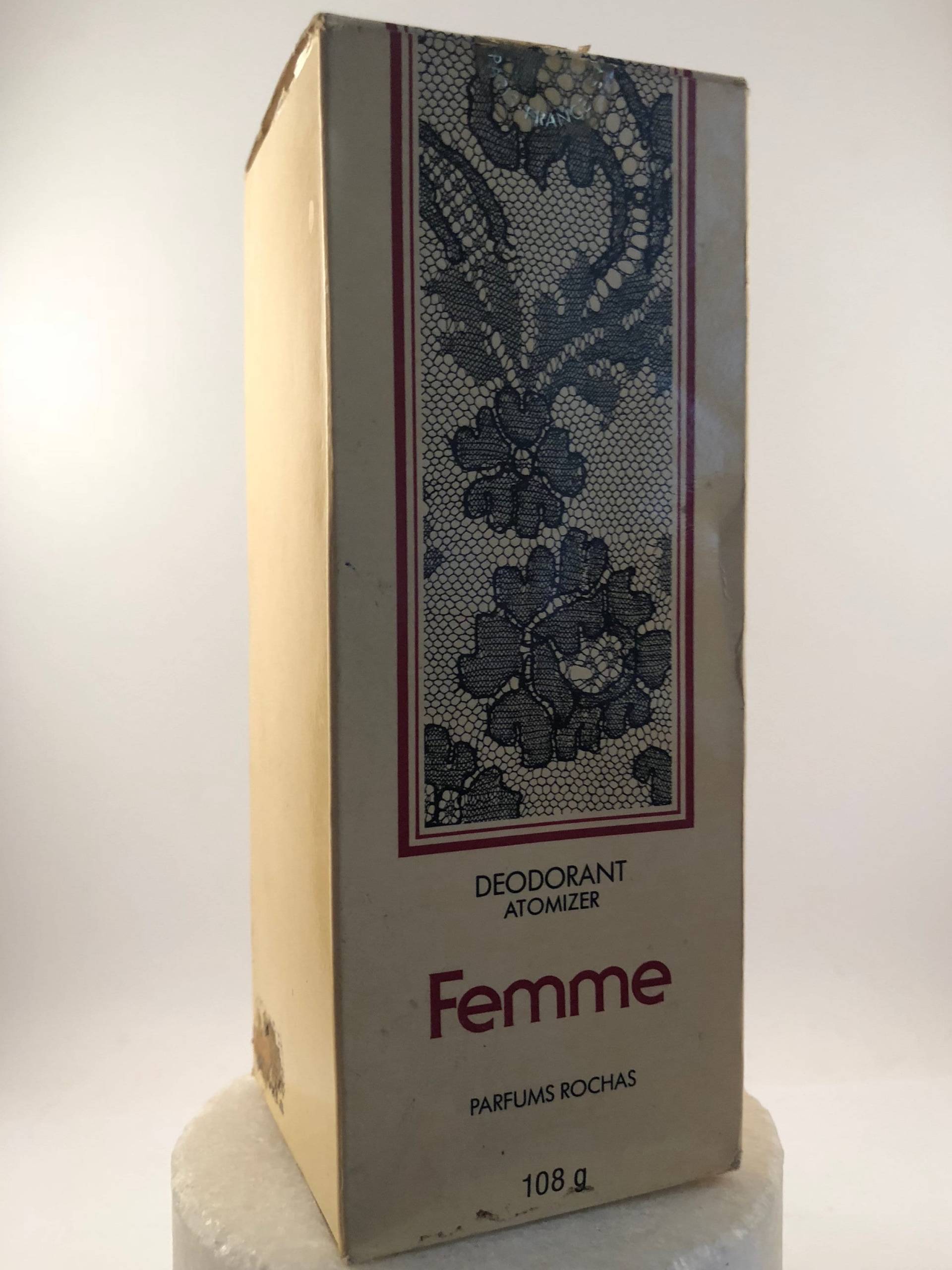 Vintage Rochas Femme Deodorant Zerstäuber 108 G. Selten von Etsy - MePeGreece