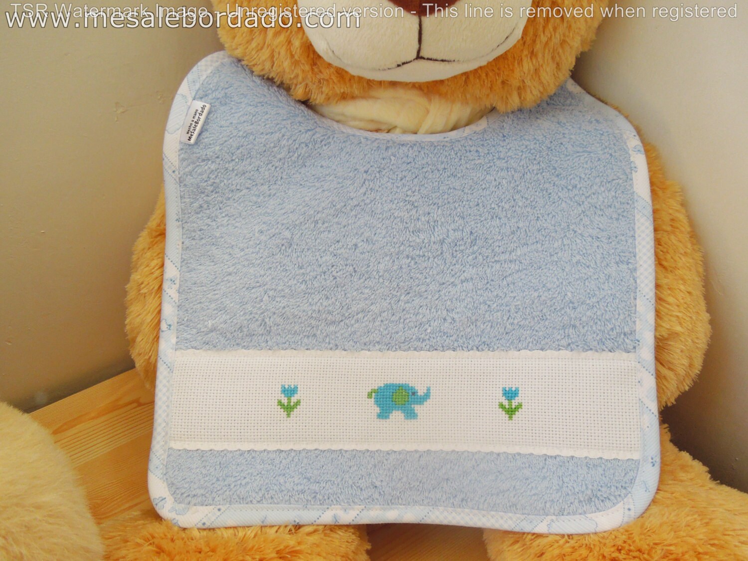 Elefant-Bib, Lätzchen, Besticktes Blaue Hosen, Junge Lätzchen Tiere, Elefant Baby Kreuzstich-Lätzchen, Baby-Dusche-Partei von Etsy - MeSaleBordado
