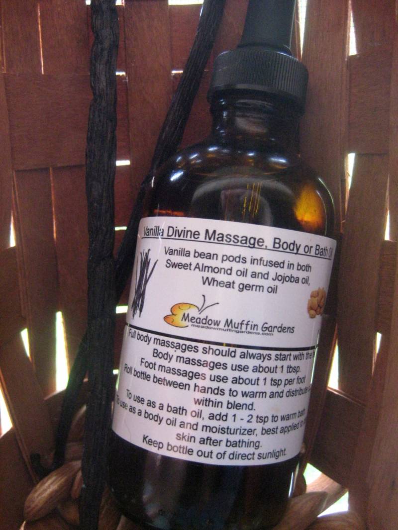 Vanilla Körper-, Bade - Oder Massageöl, Feuchtigkeitscreme, Reflexologie, Körperöl, Vanilleschoten, Schwangerschaft Sicher von Etsy - MeadowMuffinGardens