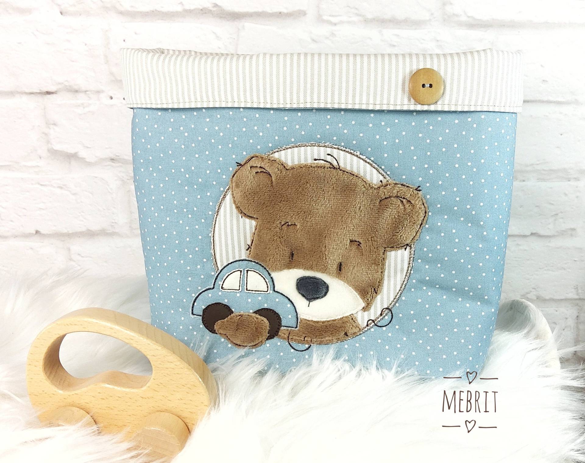 Utensilio, Stoffkörbchen, Kinderzimmer, Windelkörbchen, Deko Mebrit, Blau, Beige, Geschenk Zur Geburt, Teddy, Jungs Utensilio, Stoffkörbchen, Kinderzimmer, Windelkörbchen, Deko Mebrit, Blau, Beige, Geschenk Zur Geburt, Teddy, Jungs von Etsy - Mebrit