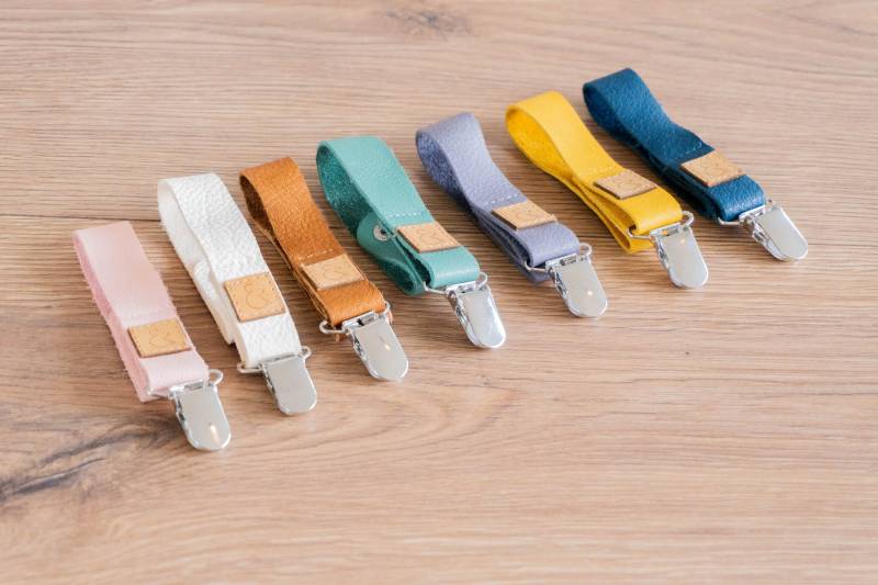 Nachhaltiges Schnullerband Aus Bio-Leder von Etsy - MeinEinundAlles