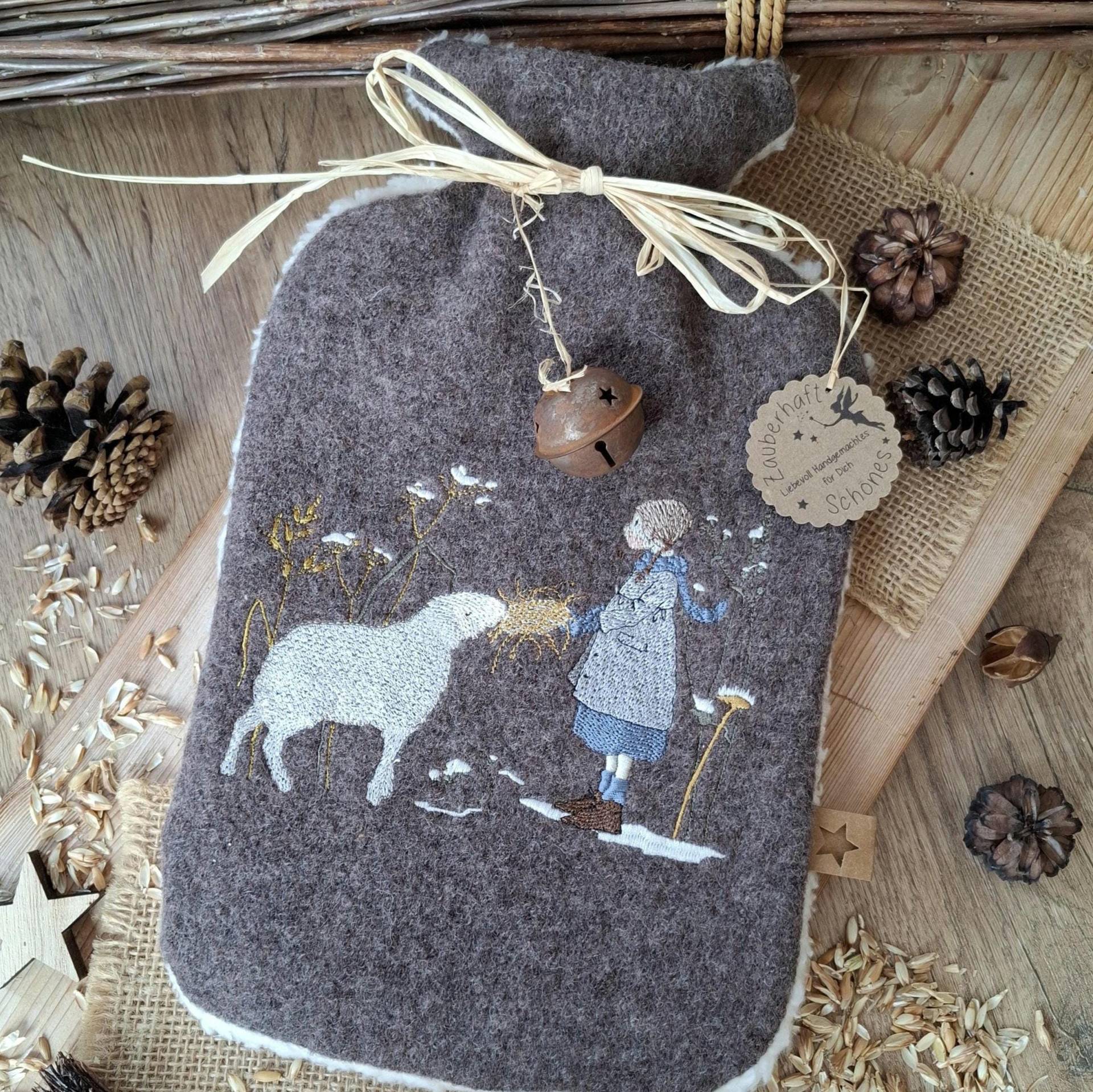 Wärmflasche 100% Schurwolle | Walk Teddyplüsch, Gefüttert Inkl. 2 L Stickmotiv Schaf Acufactum Geschenk Wellness Bauchweh Kinder Wärmflasche 100% Schurwolle | Walk Teddyplüsch, Gefüttert Inkl. 2 L Stickmotiv Schaf Acufactum Geschenk Wellness Bauchweh Kinder von Etsy - MeinZauberhaus