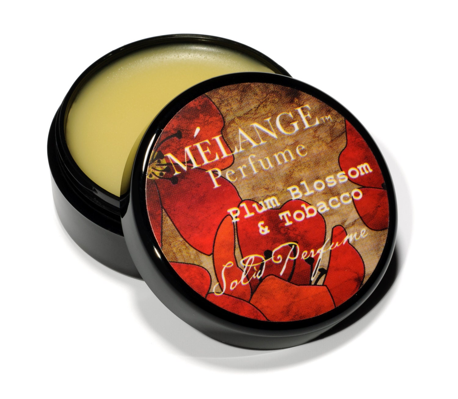 Plum Blossom & Tobacco Solid Parfüm Handgegossene Bienenwachsmischung von Etsy - Melangeperfume