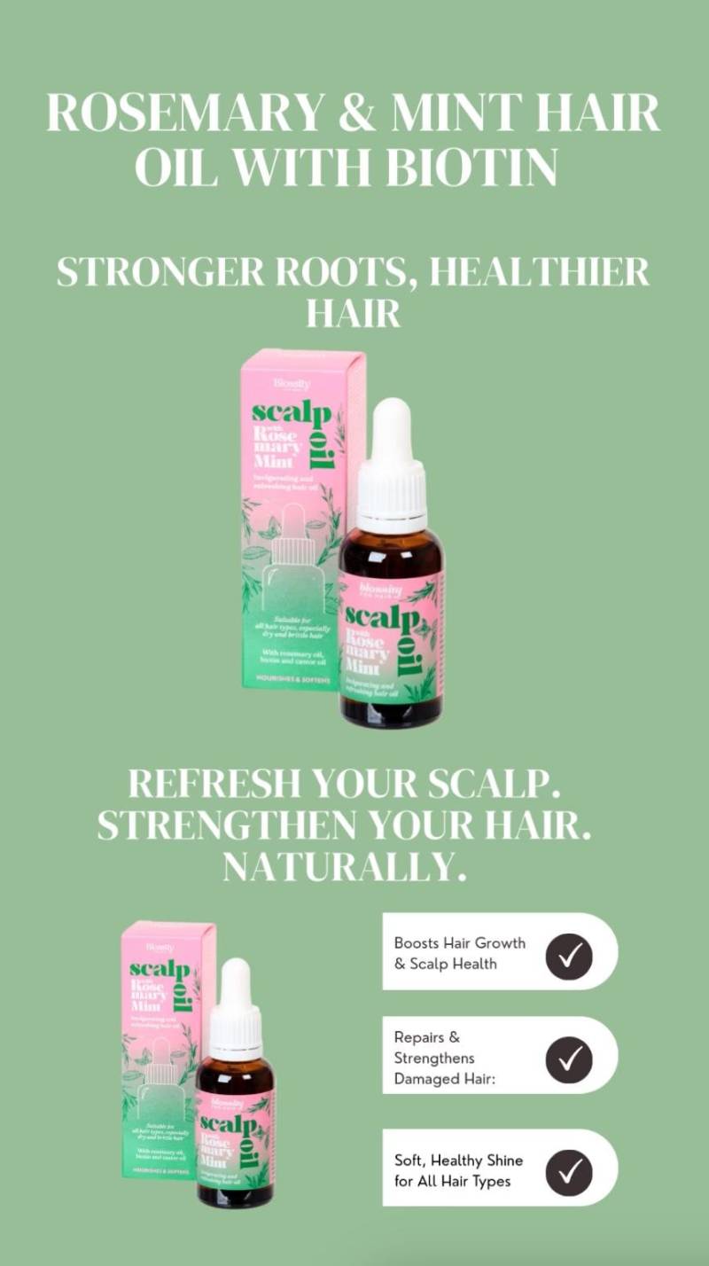 Haaröl Rosemary Und Mint Mit Biotin 30 Ml | Für Haarwachstum Kopfhaut Mit Rosmarin, Minze & Rizinusöl Gesundes, Kräftiges Haar von Etsy - Meliphoria