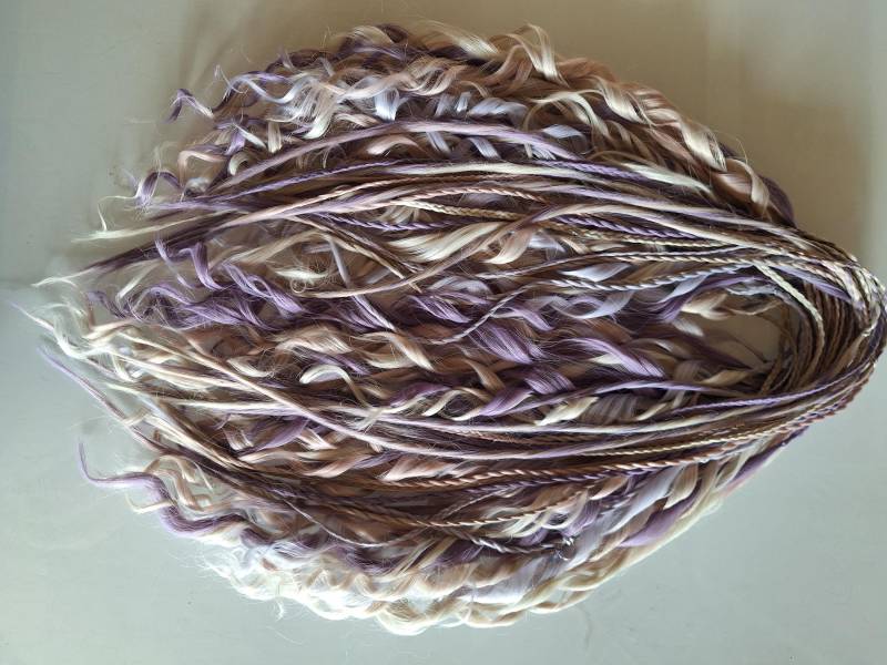 De Set Handgefertigt Curly in 5 Farben von Etsy - Metaldreadsandlocks
