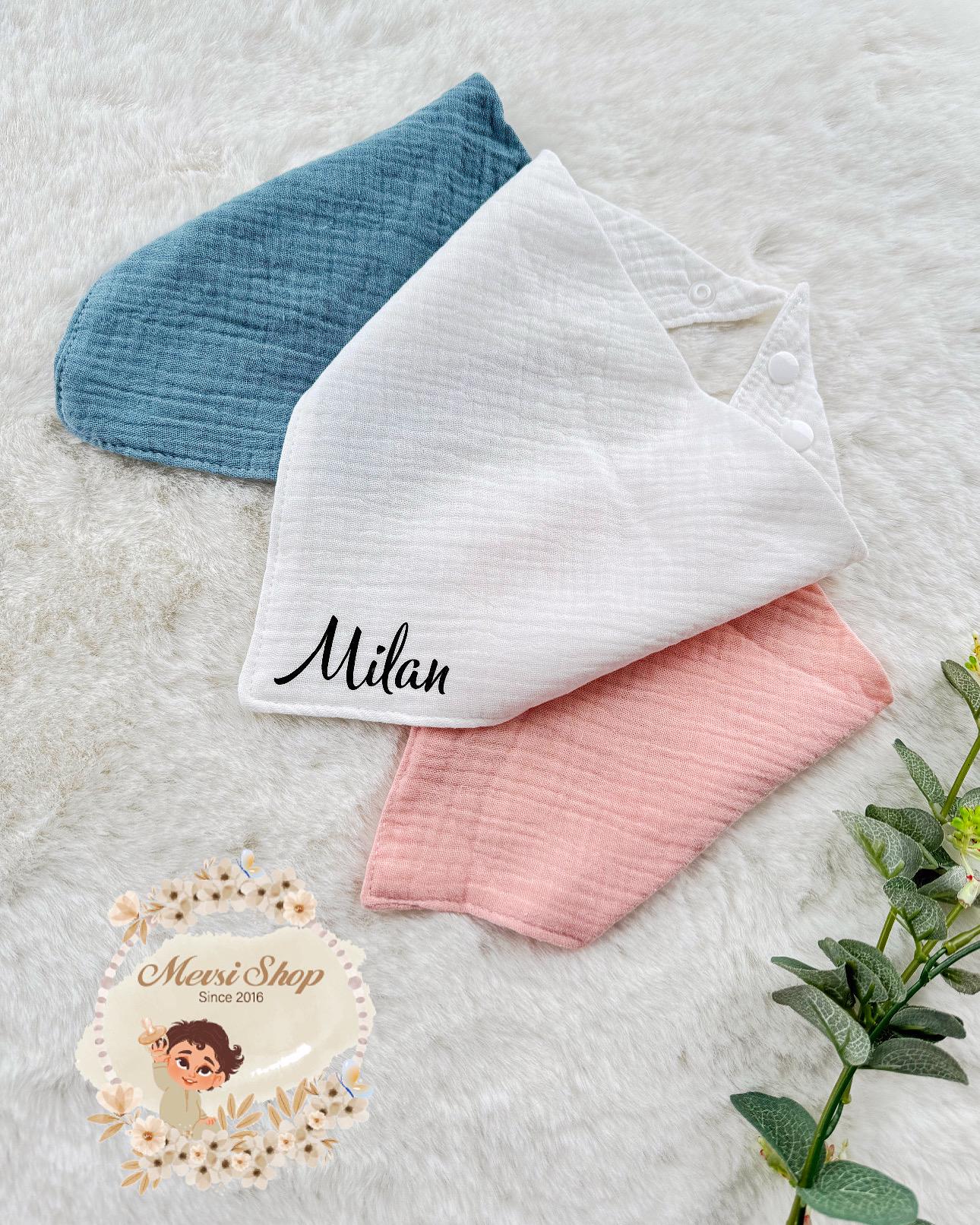 Dreieckstuch, Halstuch , Spucktuch Baby Kleinkind Lätzchen Personalisiert Handmade Aus Musselin Geschenk Dreieckstuch, Halstuch , Spucktuch Baby Kleinkind Lätzchen Personalisiert Handmade Aus Musselin Geschenk von Etsy - MevSi