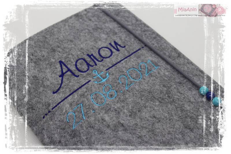 U-Heft Hülle Filz Herz Junge Mädchen Personalisiert Anker Marine Türkis Bestickt Baby Geburt U-Heft Hülle Filz Herz Junge Mädchen Personalisiert Anker Marine Türkis Bestickt Baby Geburt von Etsy - MiaAnin