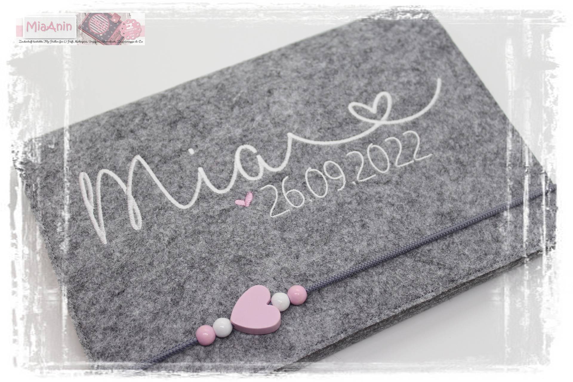 U-Heft Hülle Filz Herz Mädchen Personalisiert Herzrosa Bestickt U-Heft Hülle Filz Herz Mädchen Personalisiert Herzrosa Bestickt von Etsy - MiaAnin