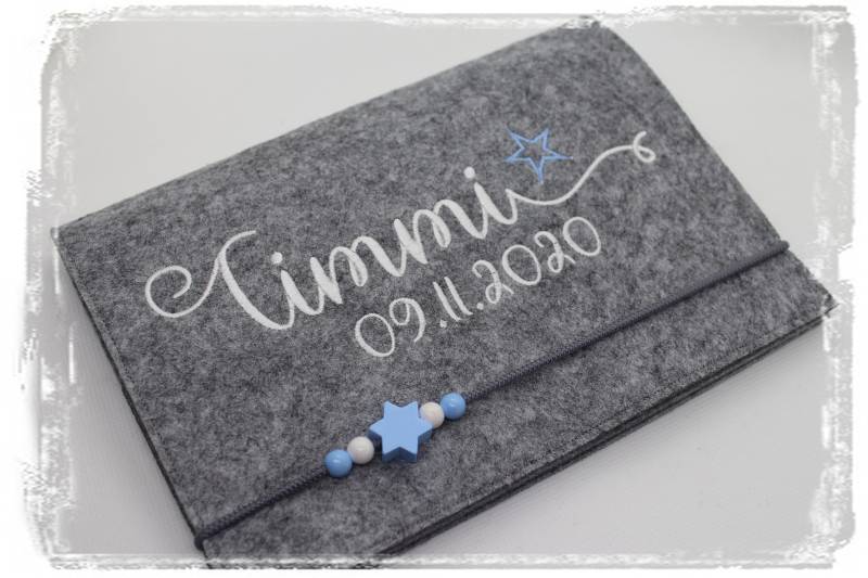 U-Heft Hülle Filz Stern Junge Mädchen Personalisiert Stern Blau Bestickt Impfpass U-Heft Hülle Filz Stern Junge Mädchen Personalisiert Stern Blau Bestickt Impfpass von Etsy - MiaAnin