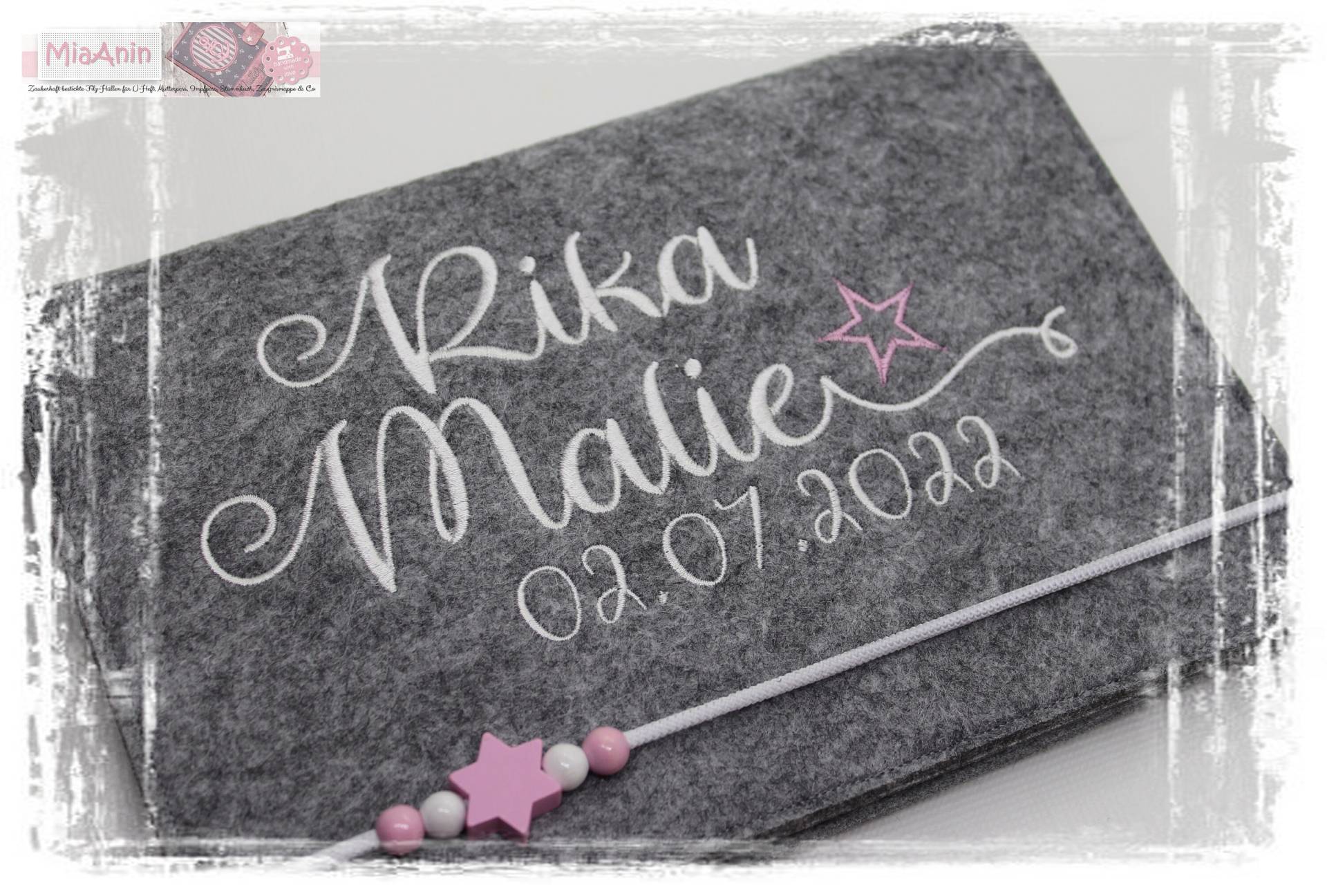 U-Heft Hülle Filz Stern Junge Mädchen Personalisiert Stern Rosa Bestickt Impfpass Geburt Geschenk U-Heft Hülle Filz Stern Junge Mädchen Personalisiert Stern Rosa Bestickt Impfpass Geburt Geschenk von Etsy - MiaAnin