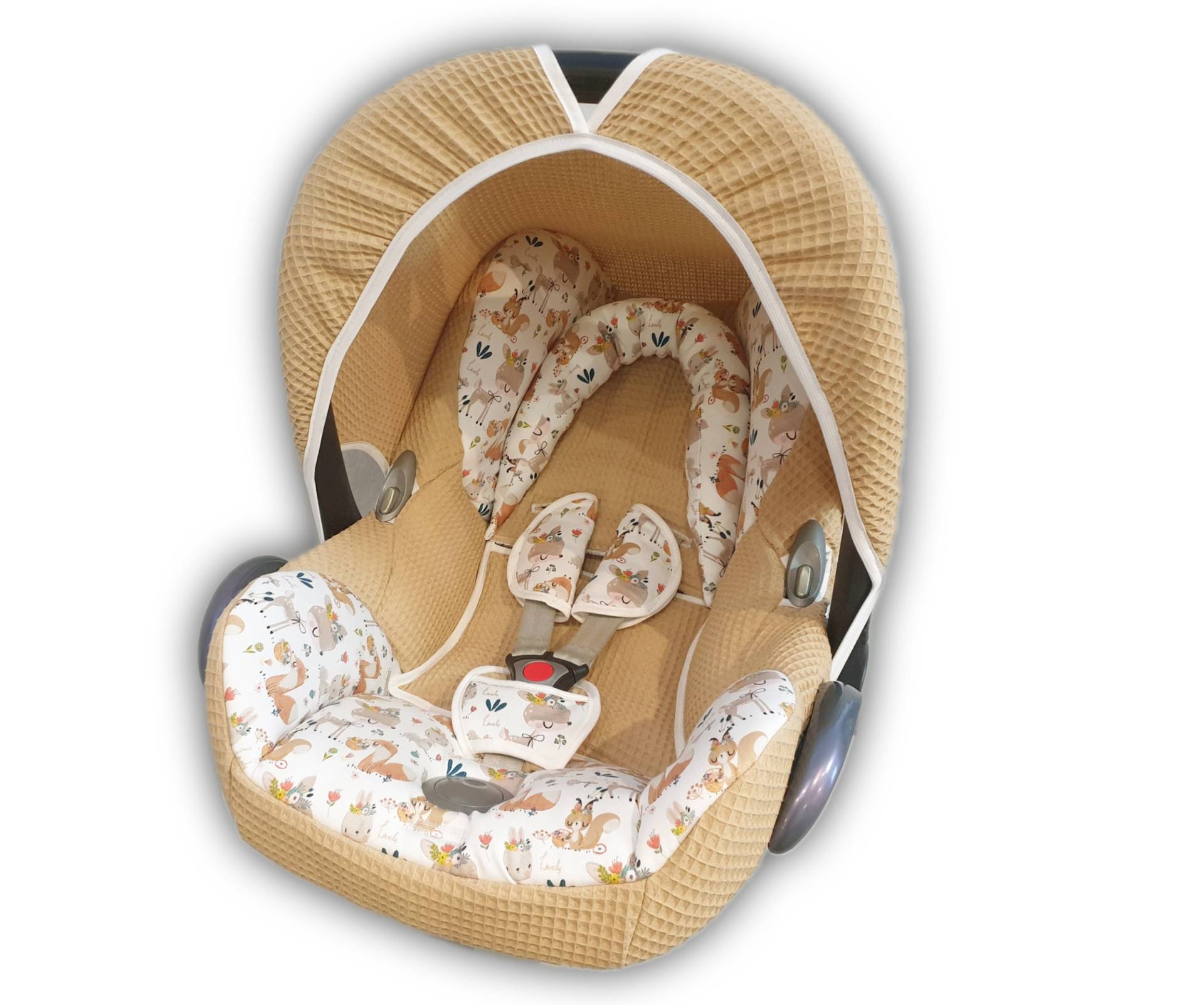 Babyschalen Bezug Maxicosi Ersatzbezug Waldtiere Von Atelier Miamia von Etsy - MiaMiaAtelier