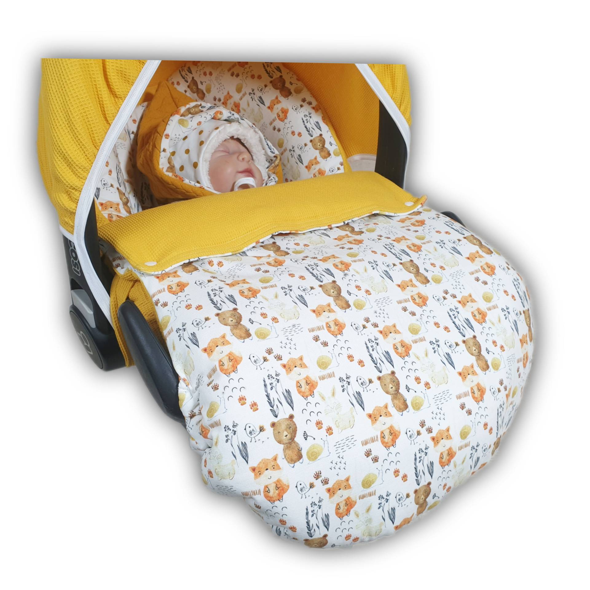 Fußsack Wattiert Für Die Babyschale Von Atelier Miamia von Etsy - MiaMiaAtelier