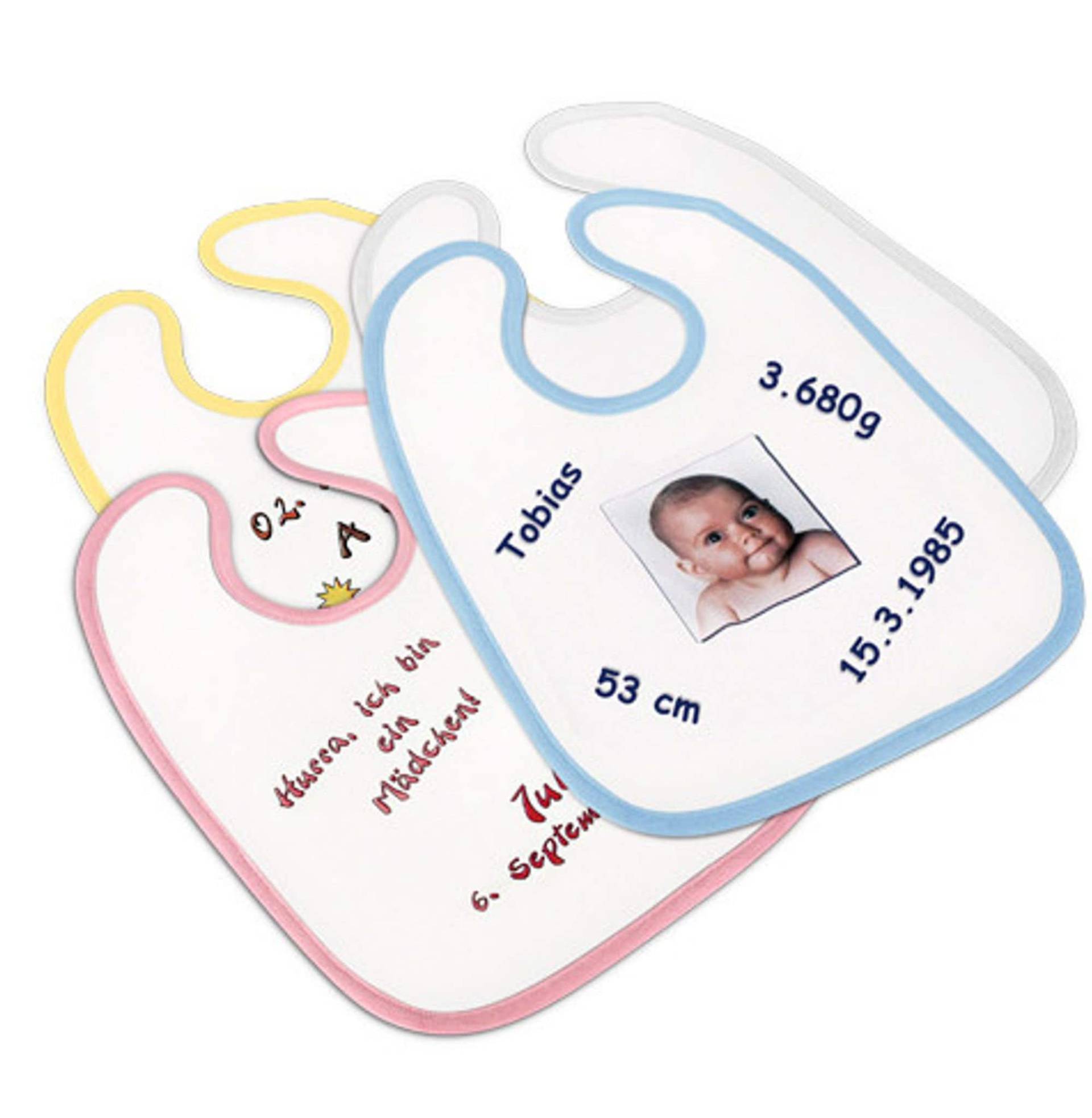 Personalisierte Babylätzchen in Drei Verschiedenen Farben Mit Ihrem Persönlichen Wunschfoto/Text Personalisierte Babylätzchen in Drei Verschiedenen Farben Mit Ihrem Persönlichen Wunschfoto/Text von Etsy - MichaelManger