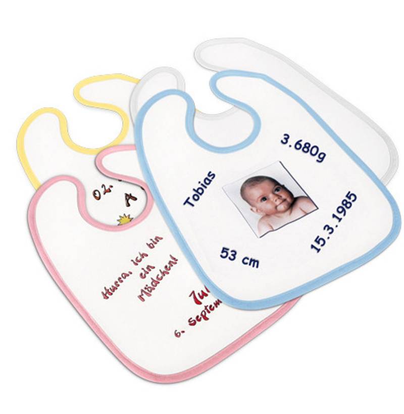 Personalisierte Babylätzchen in Drei Verschiedenen Farben Mit Ihrem Persönlichen Wunschfoto/Text Personalisierte Babylätzchen in Drei Verschiedenen Farben Mit Ihrem Persönlichen Wunschfoto/Text von Etsy - MichaelManger