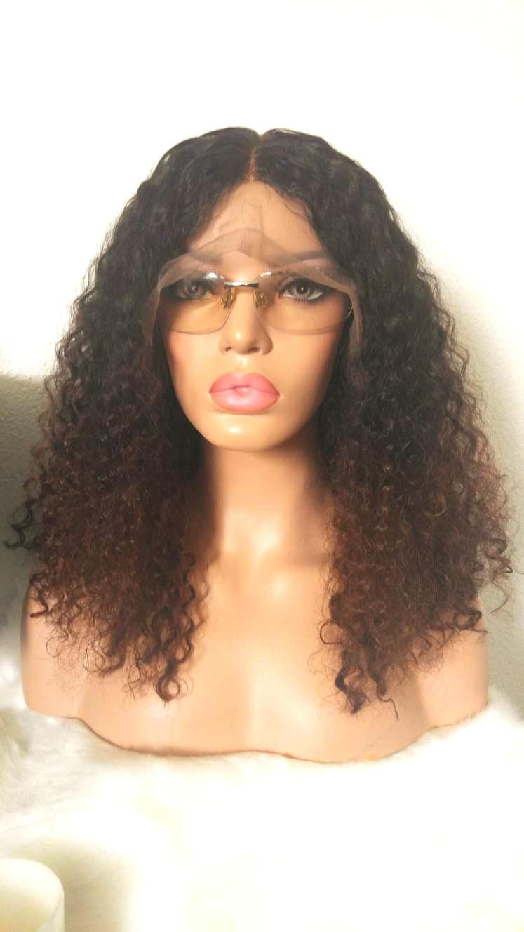 Glueless Deepwave Curly Hd Invisible Lace Front "Bob" Style Perücke ... Vorgezupfte Und Gebleichte Knoten Für Einen Natürlichen Haaransatz von Etsy - MichellesHairCloset