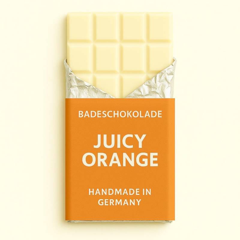 Mimi Schokospa - Badeschokolade Juicy Orange Zum Dahinschmelzen, Festes Badeöl, Vegan, Nachhaltige Körperpflege Geschenkideen Selfcare von Etsy - MimiSchneeDE