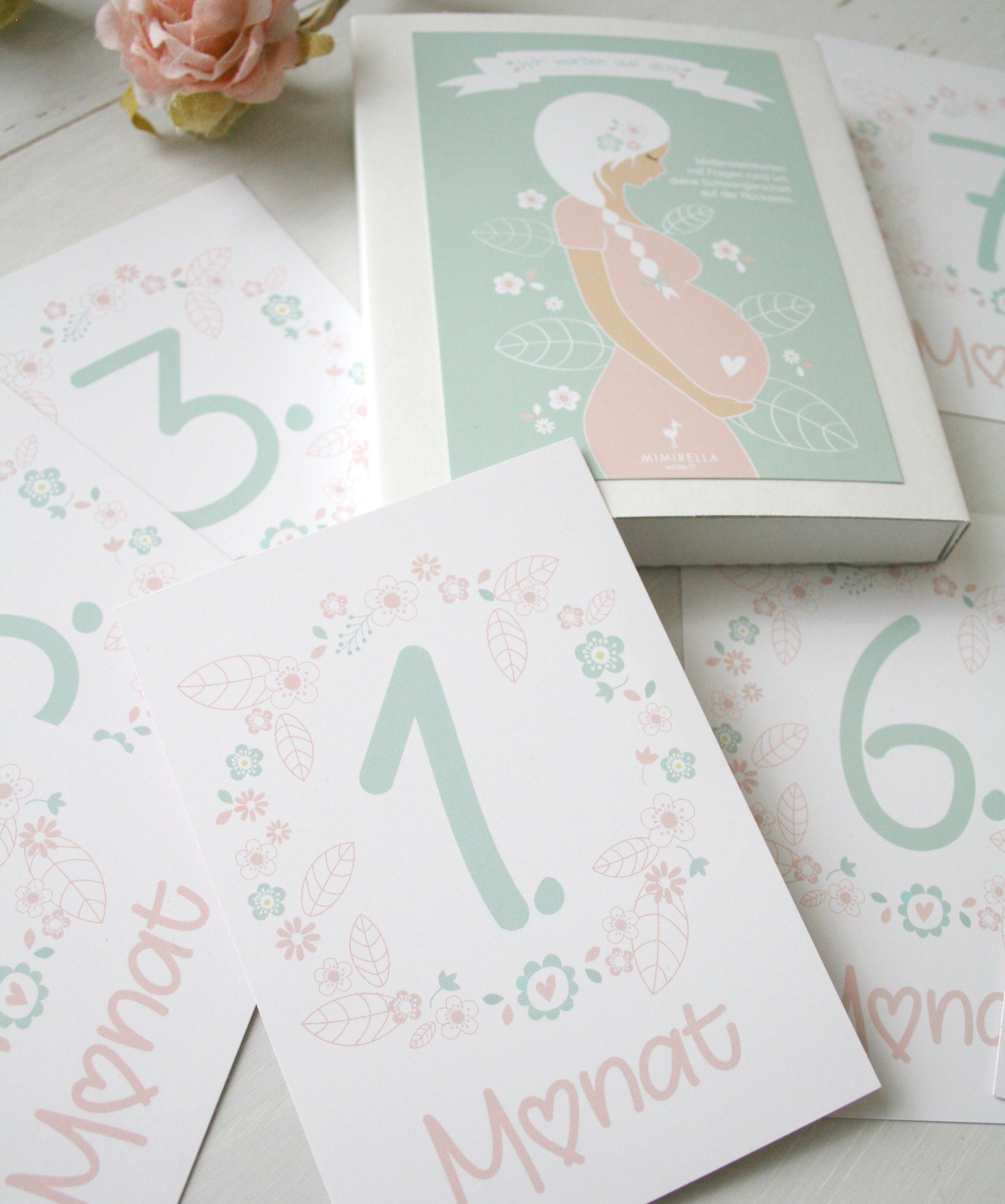 Meilensteinkarten Schwangerschaft Meilensteinkarten Schwangerschaft von Etsy - MimirellaausLiebe