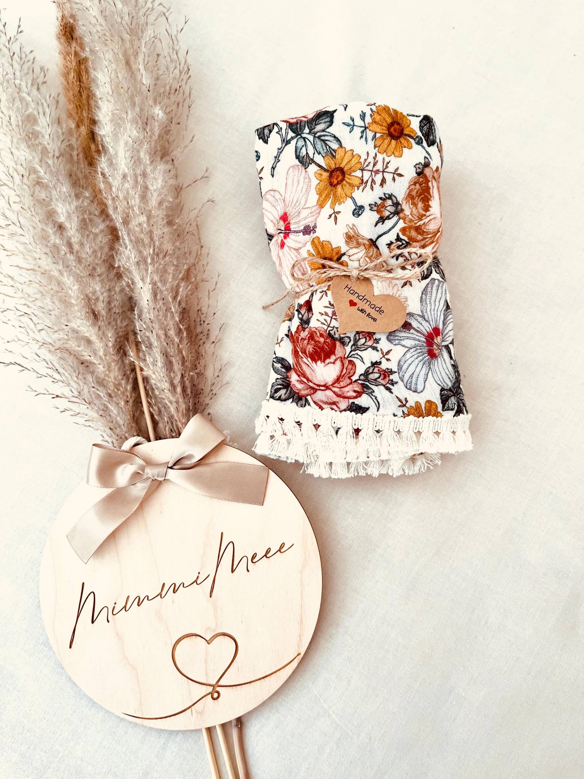 Baby Musseltuch Vintage Style // Musselin Spucktuch Musselintuch Mulltuch Einlagig von Etsy - Mimmimeee