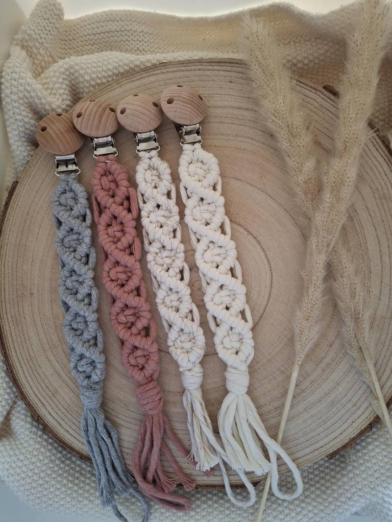 Makramee Schnullerkette Mit Namen von Etsy - Minasmade