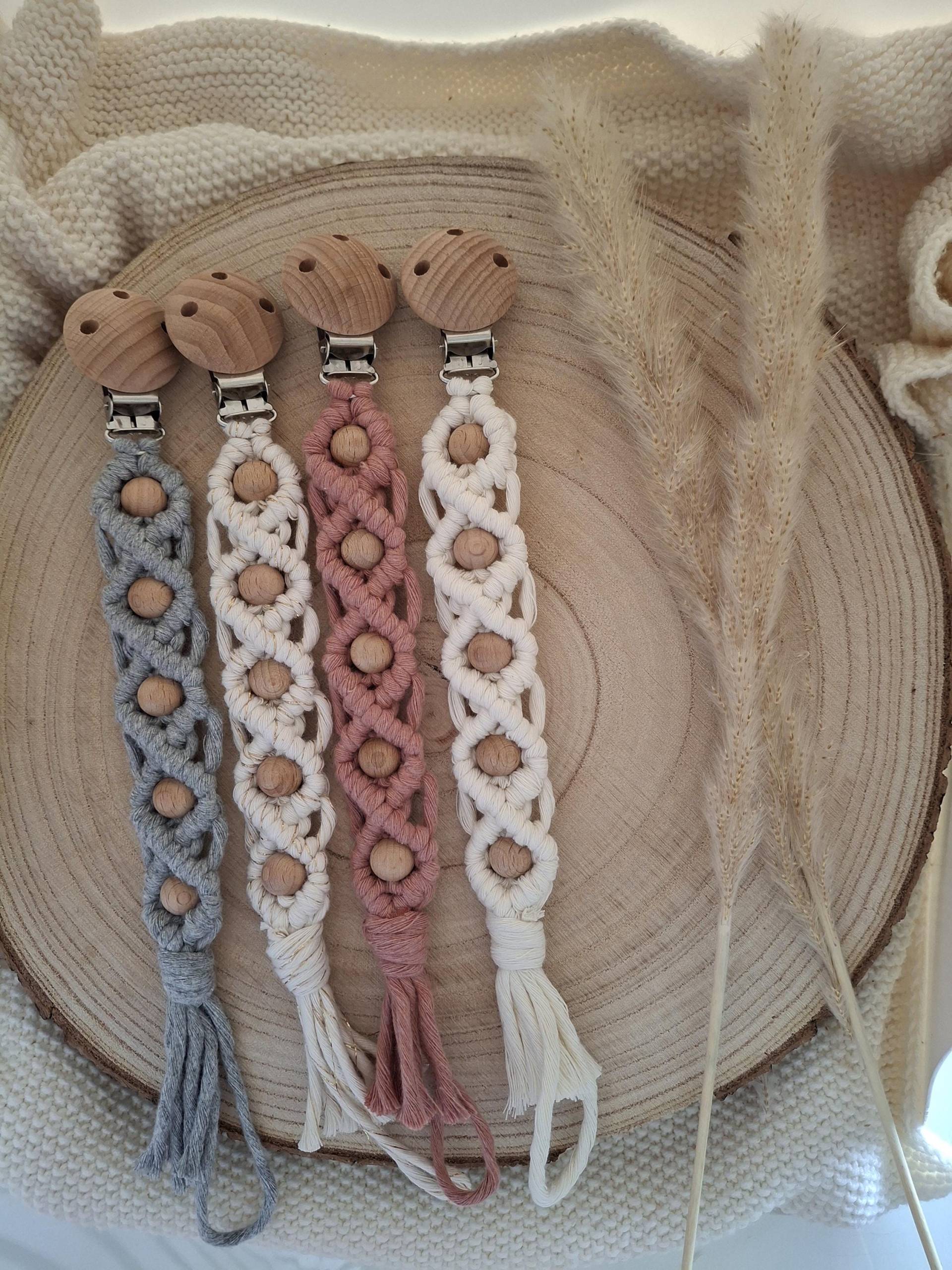 Makramee Schnullerkette Mit Namen von Etsy - Minasmade