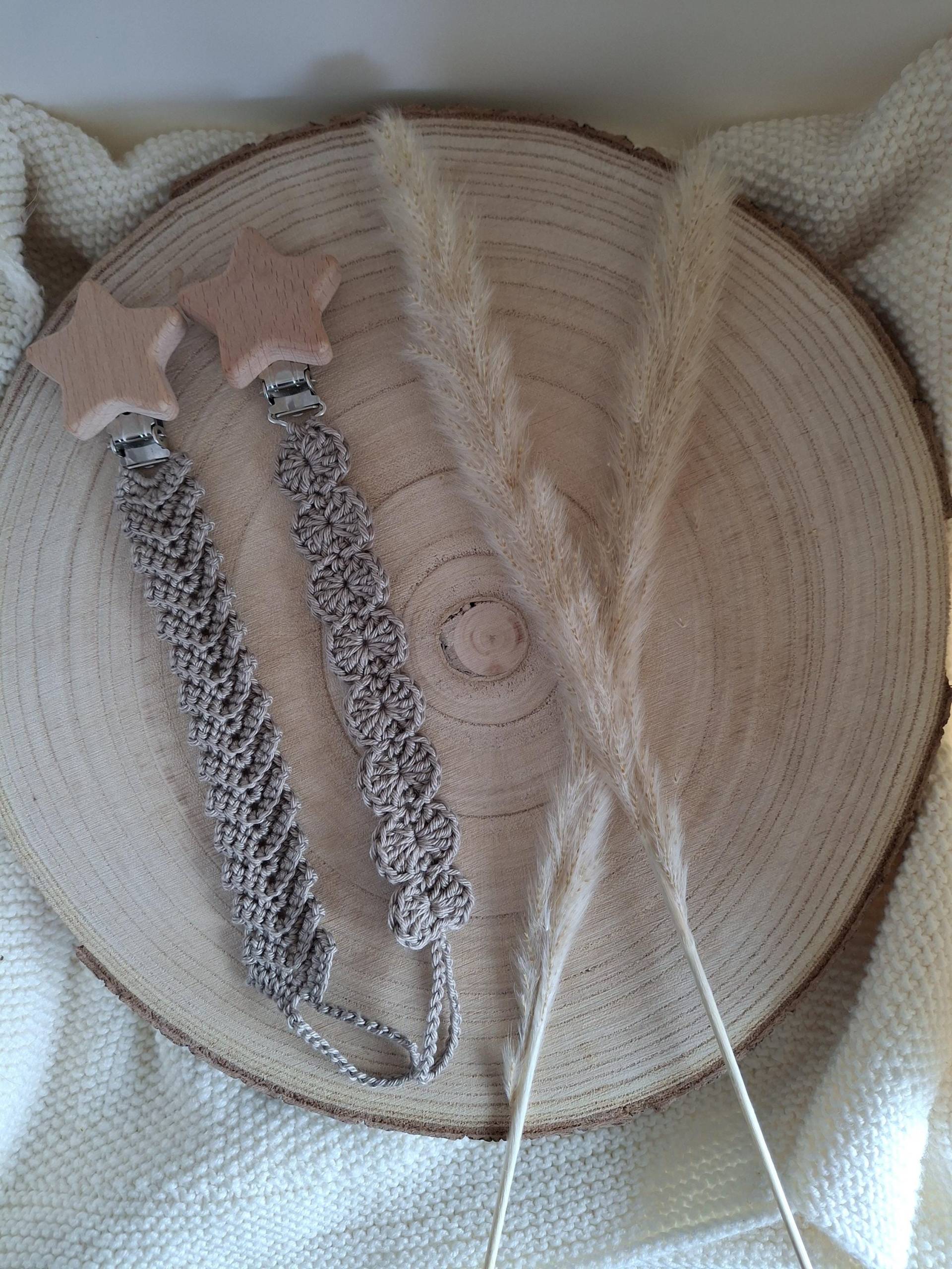 Schnullerkette Gehäkelt Mit Namen von Etsy - Minasmade