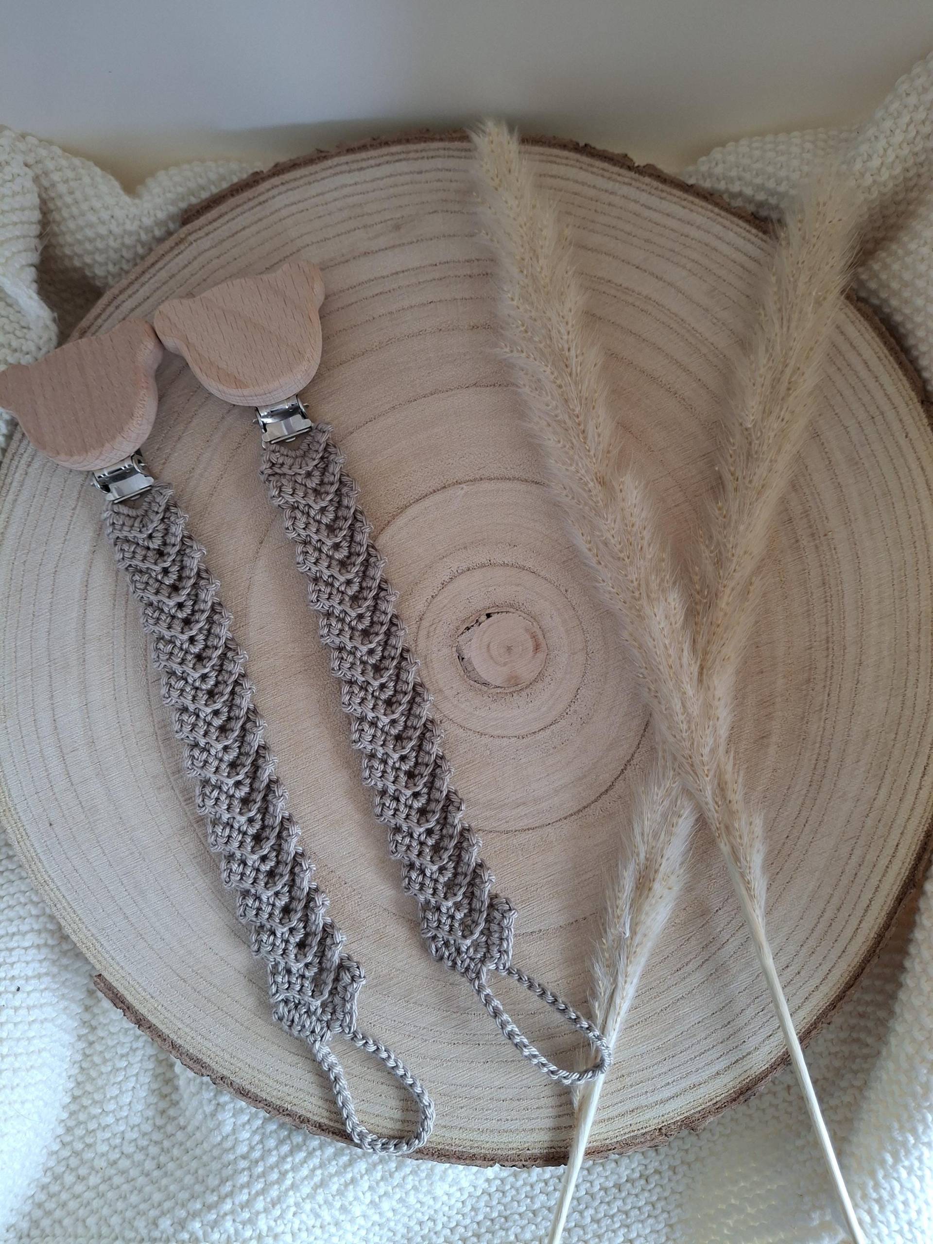 Schnullerkette Gehäkelt Mit Namen von Etsy - Minasmade