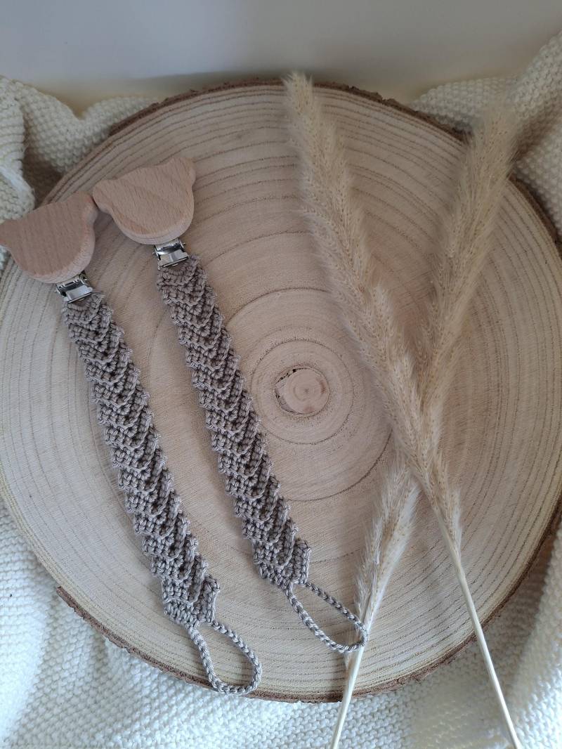 Schnullerkette Gehäkelt Mit Namen von Etsy - Minasmade