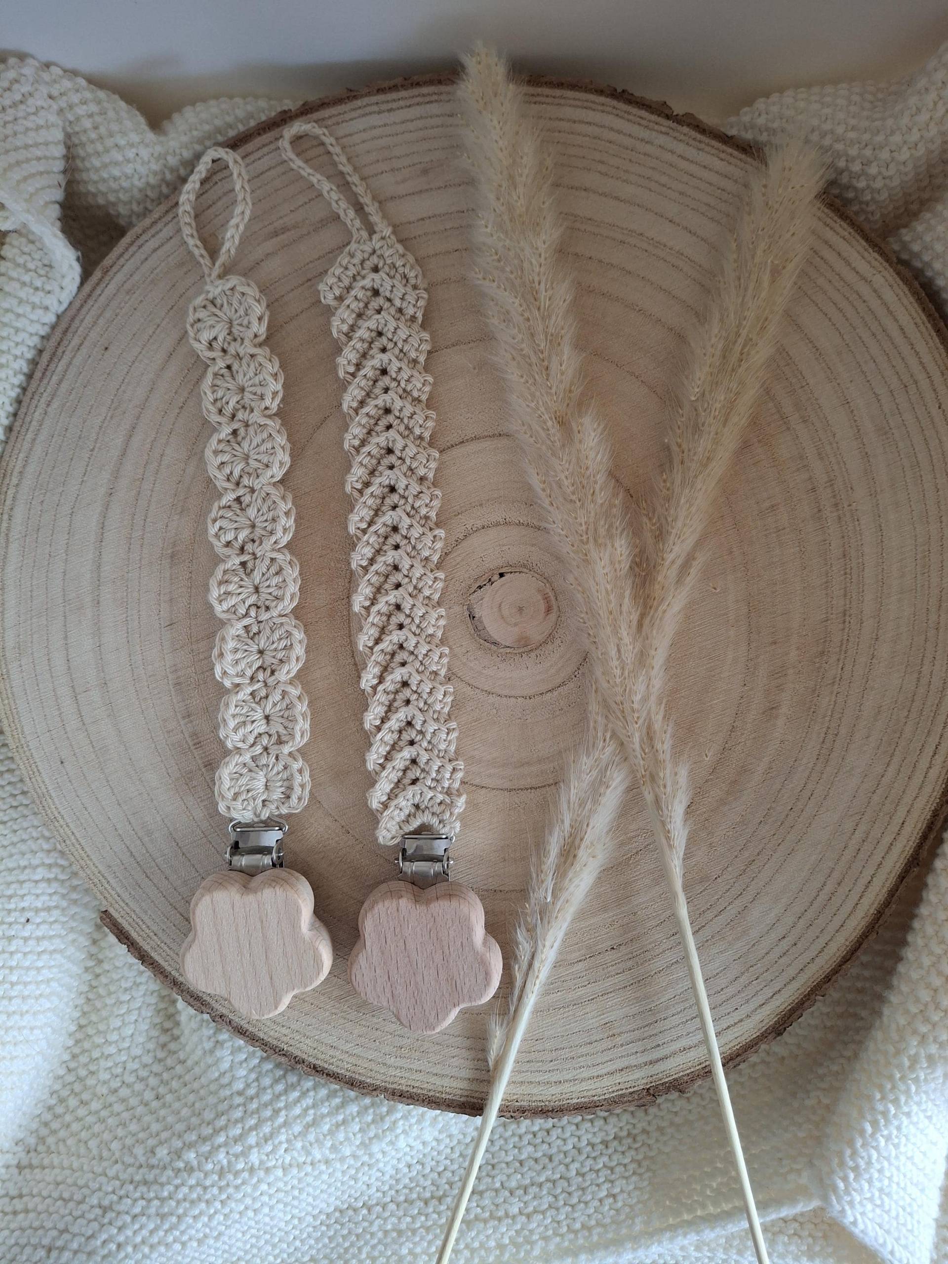 Schnullerkette Gehäkelt Mit Namen von Etsy - Minasmade