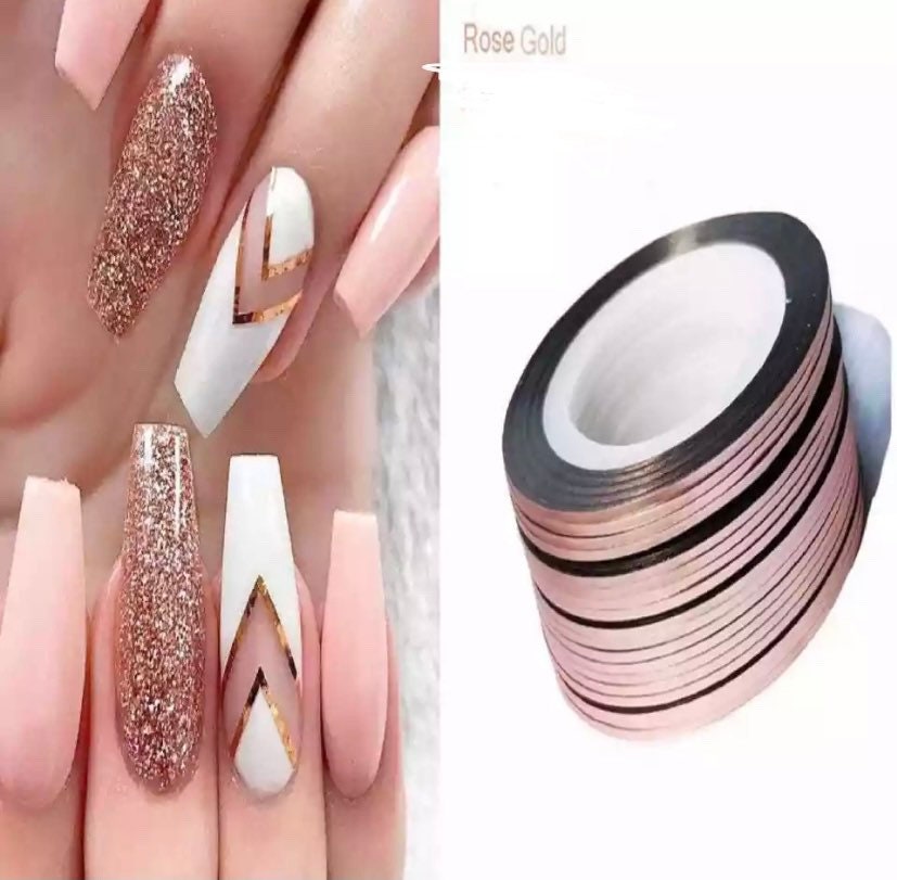 Chamäleon Streifen Tape, Streifen Rollband Linie Nail Art Deko Sticker von Etsy - MindcreationsStudio