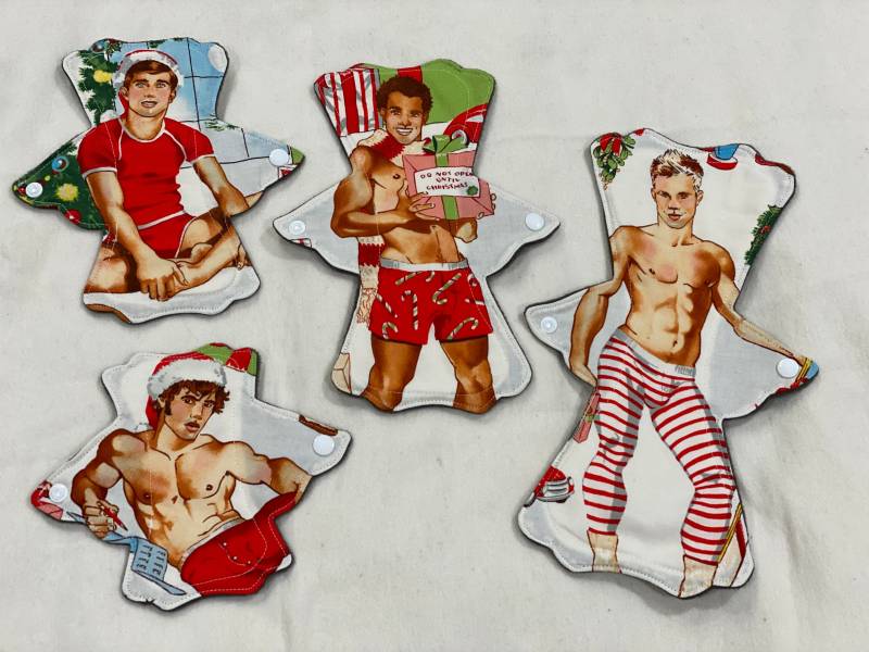 Versandfertig, Weihnachtsgeschenk Hunks, Stoffeinlage, Stoffeinlage Wiederverwendbar, Für Periode Und Inkontinenz von Etsy - MindingMyNeedle